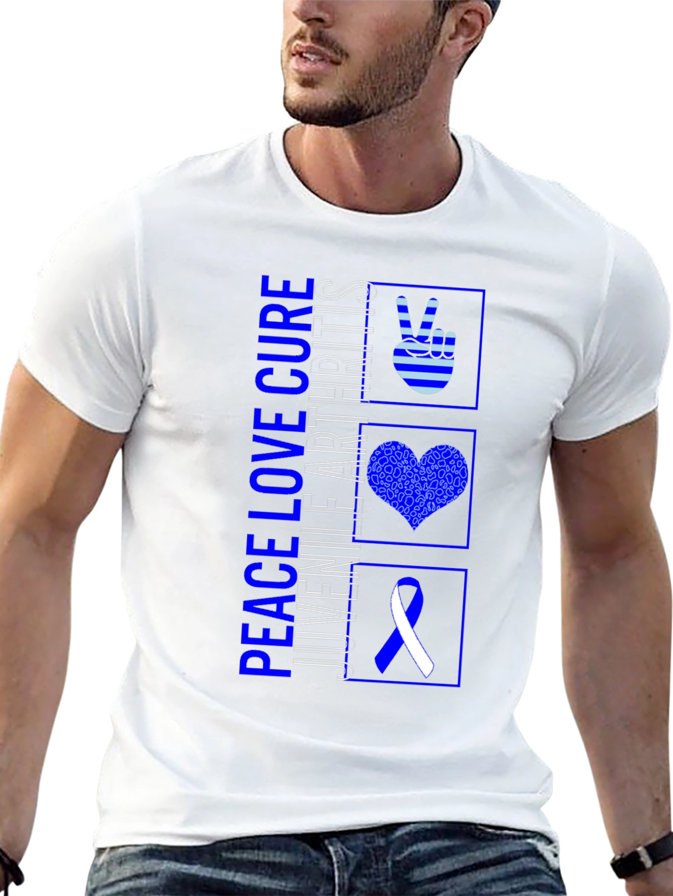 Peace Love Cure Juvenile Arthritis T-Shirt