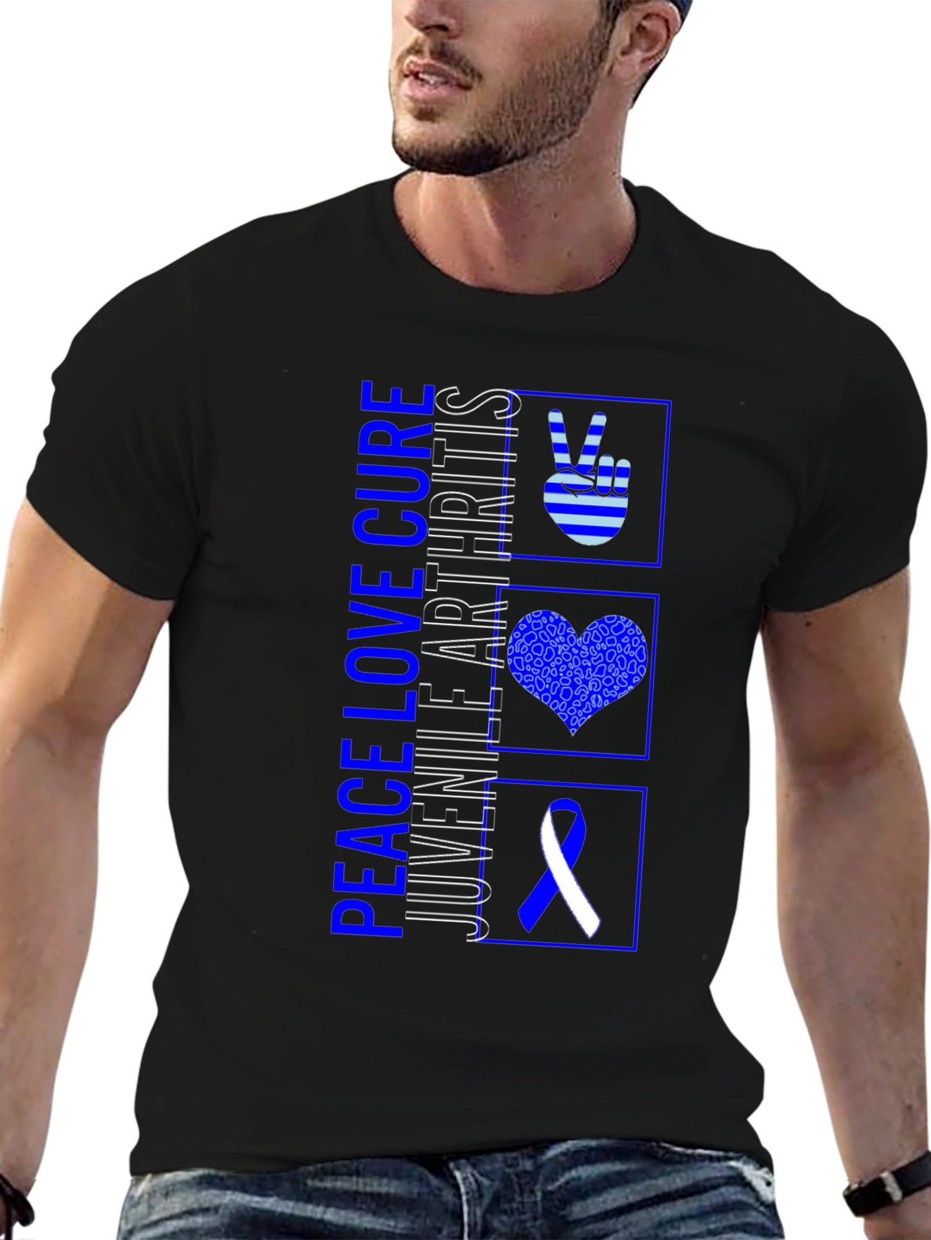 Peace Love Cure Juvenile Arthritis T-Shirt
