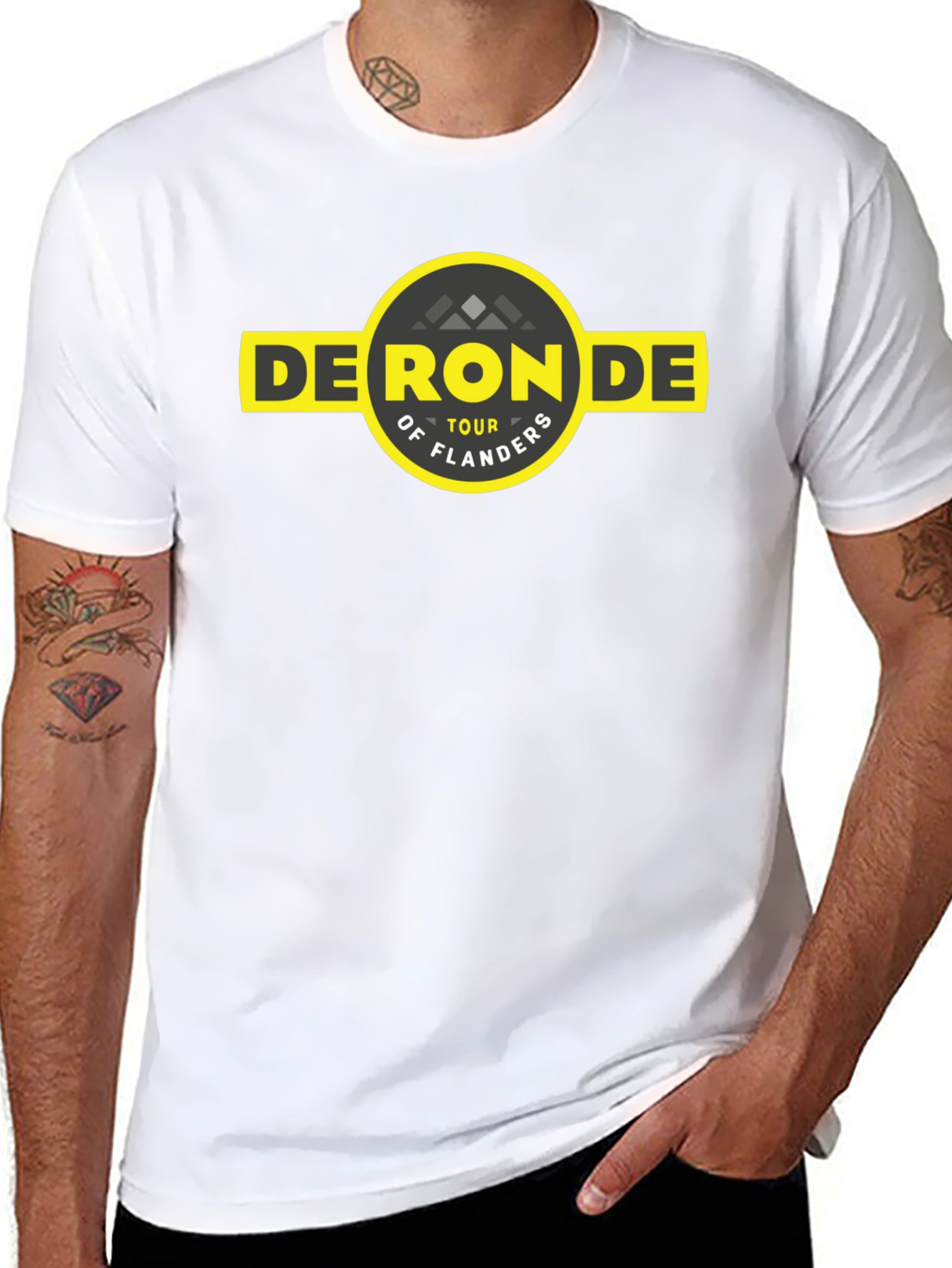 De Ronde Tour of Flanders Graphic T-Shirt - Black