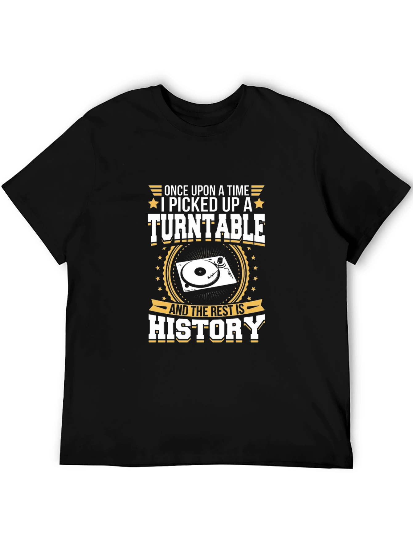 Turntable History T-Shirt: Once Upon A Time Tee
