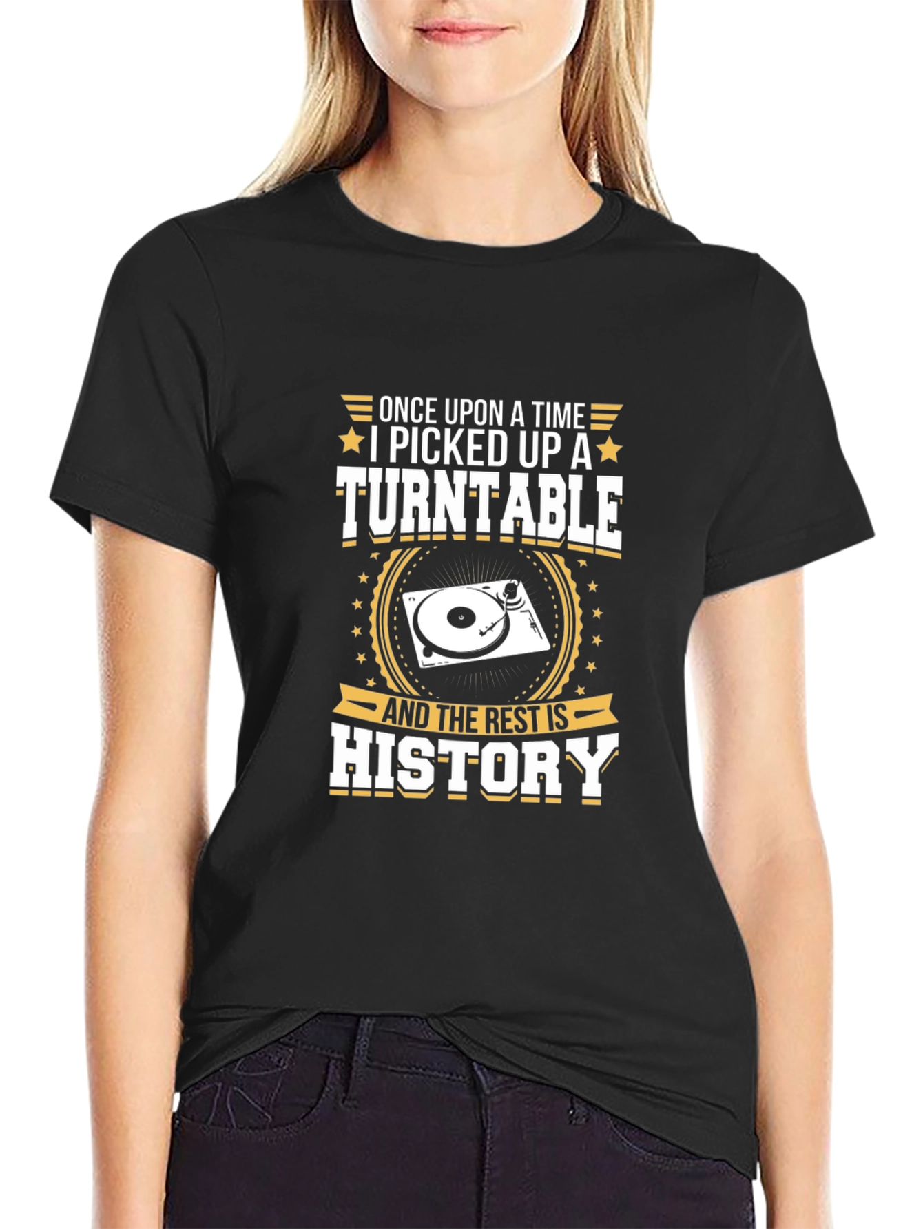 Turntable History T-Shirt: Once Upon A Time Tee