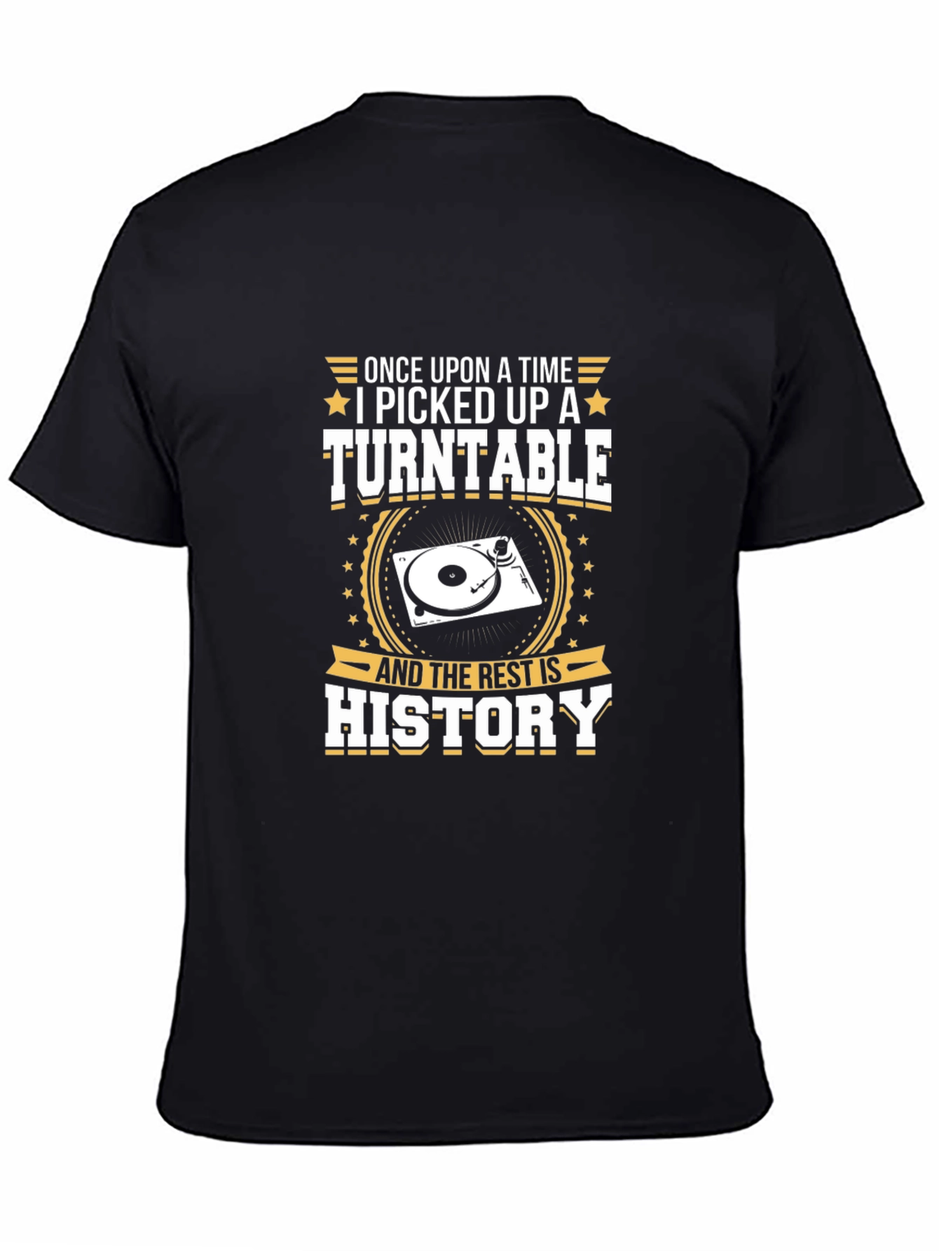 Turntable History T-Shirt: Once Upon A Time Tee