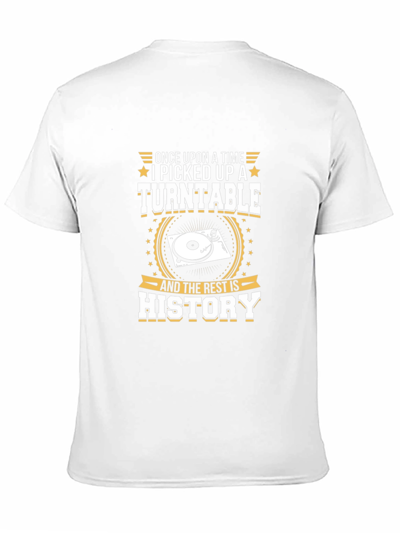 Turntable History T-Shirt: Once Upon A Time Tee