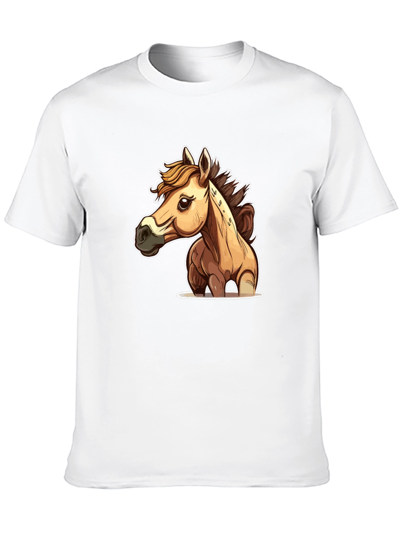 Horse Graphic Black T-Shirt