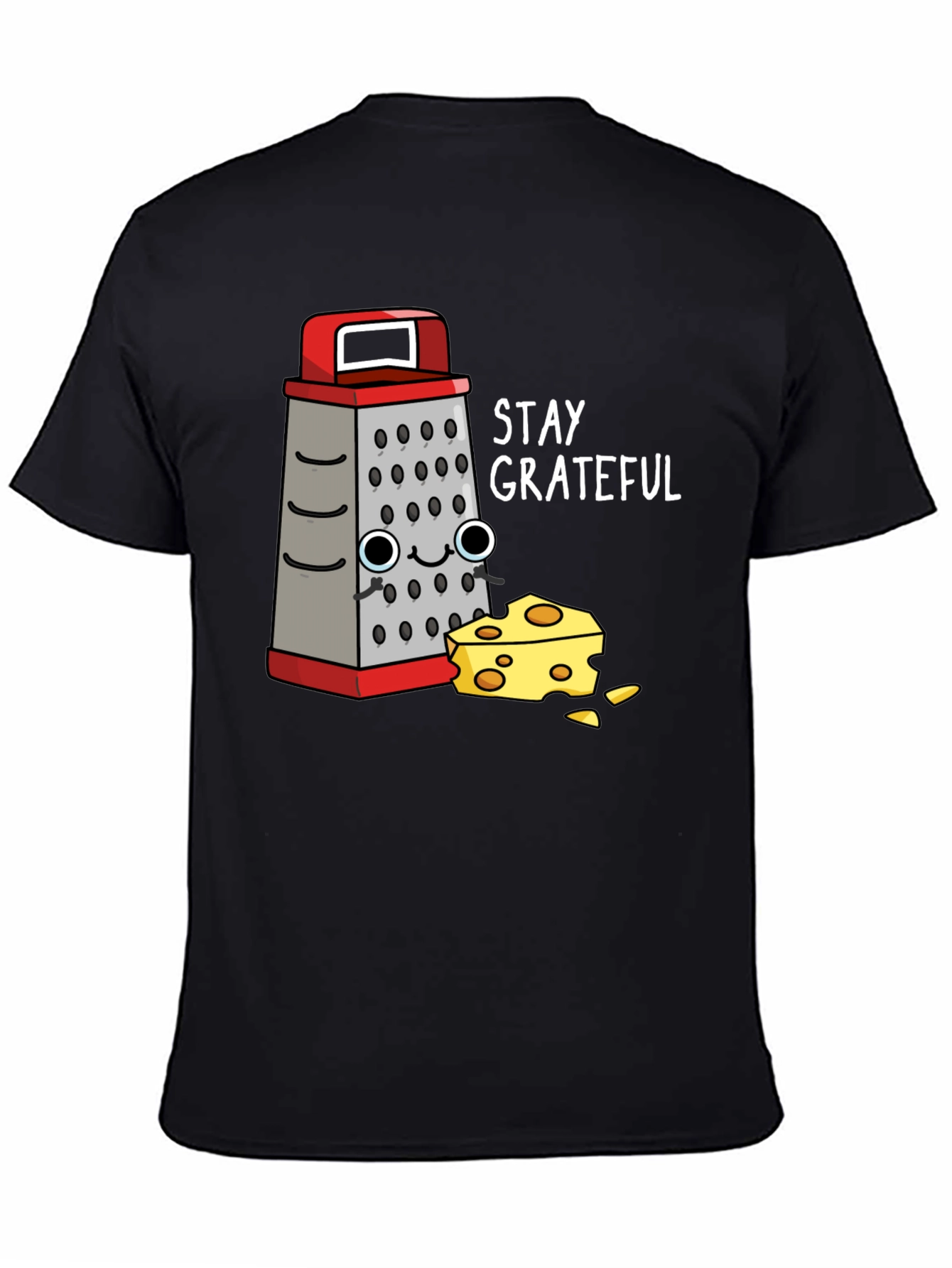 Stay Grateful Grater & Cheese Graphic T-Shirt
