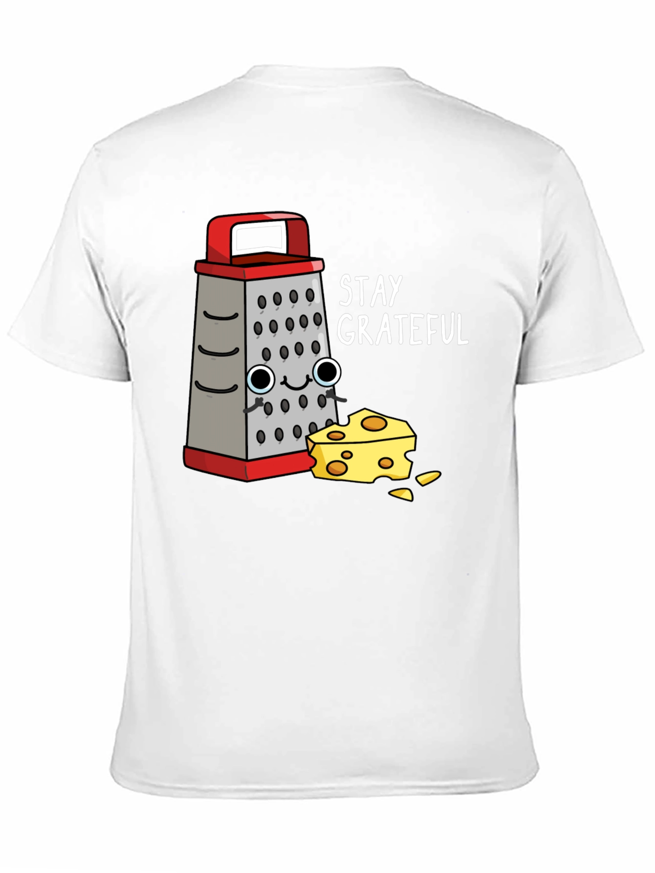 Stay Grateful Grater & Cheese Graphic T-Shirt