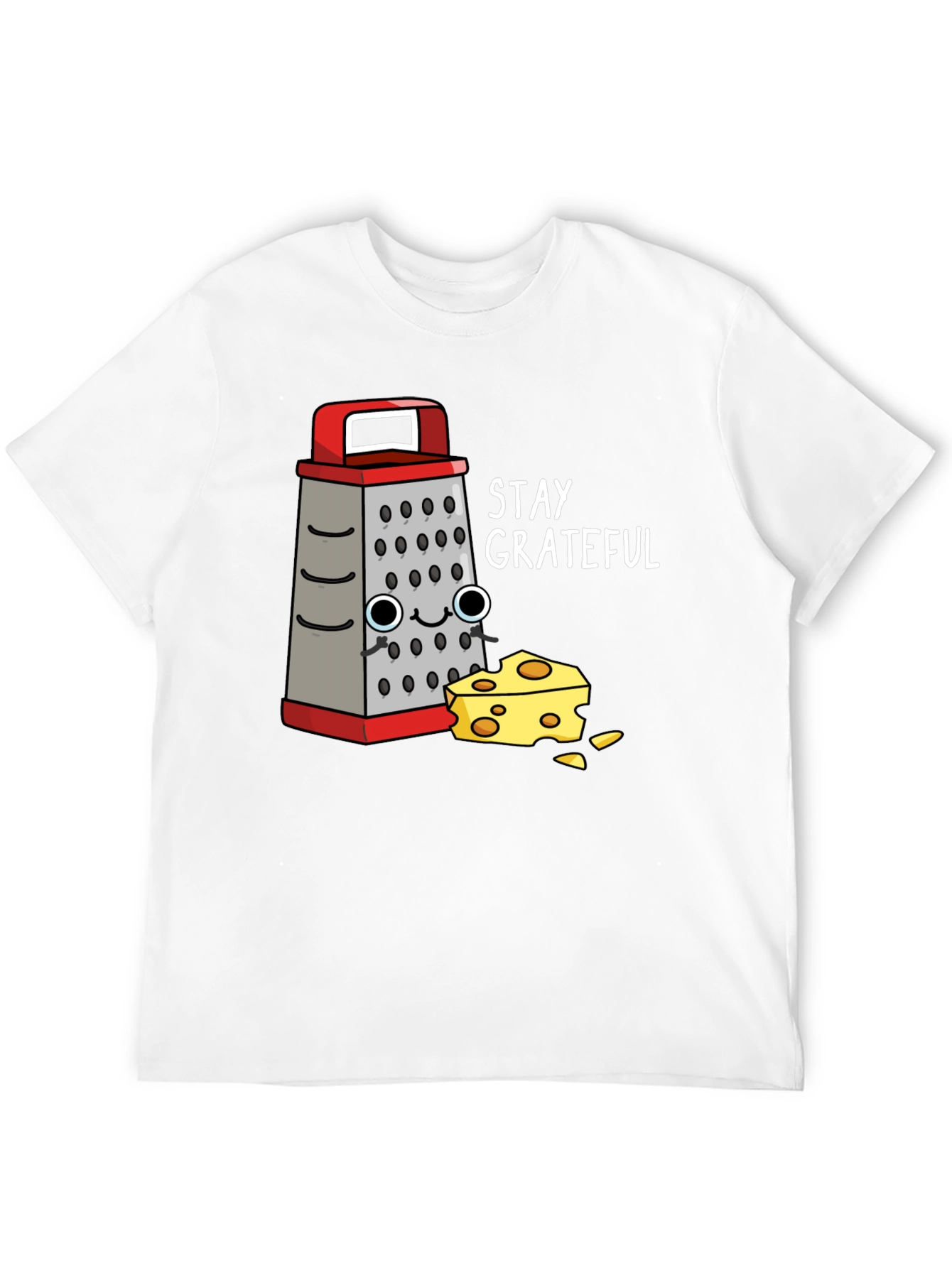 Stay Grateful Grater & Cheese Graphic T-Shirt