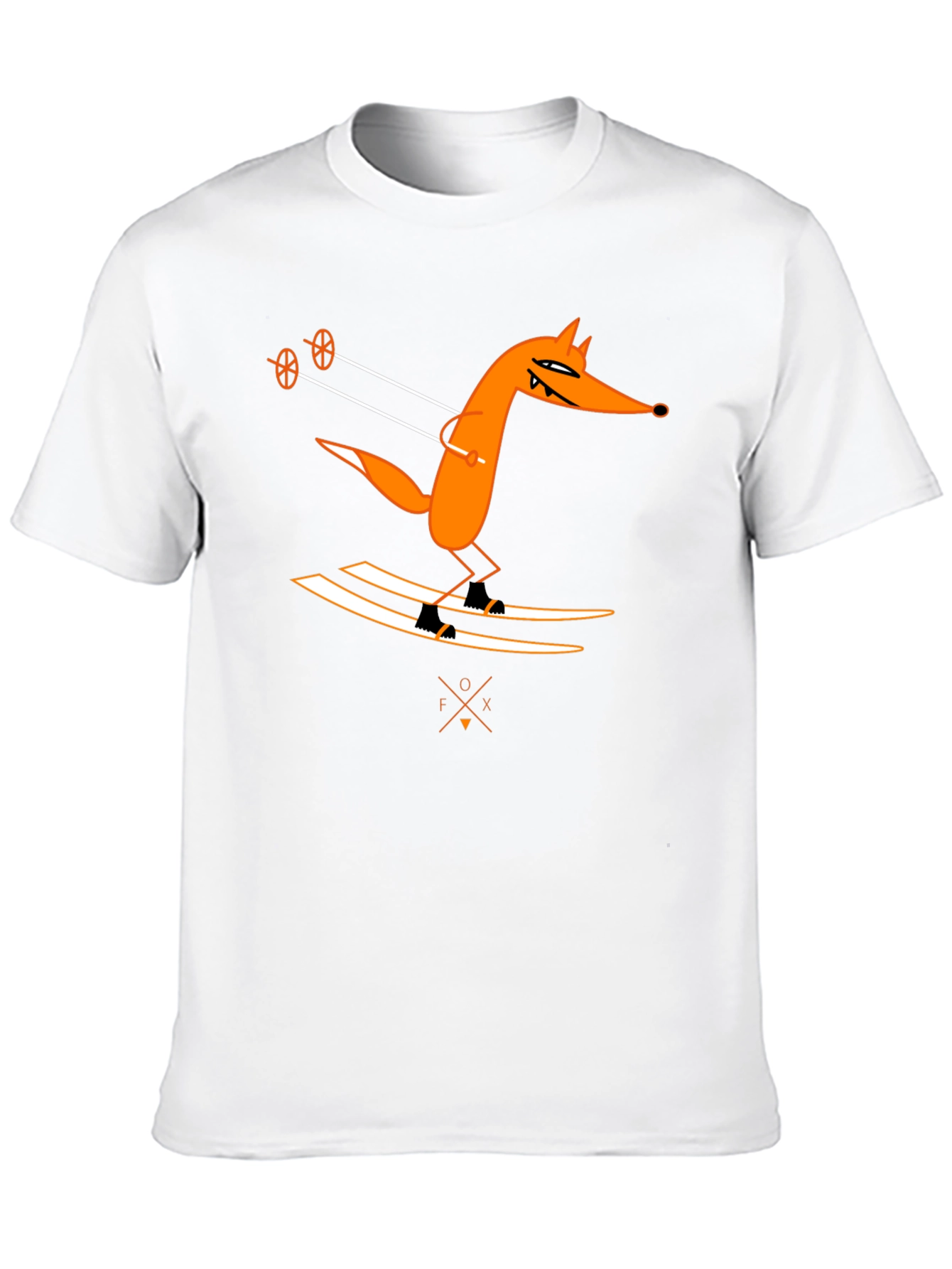 Skiing Fox Graphic Tee
