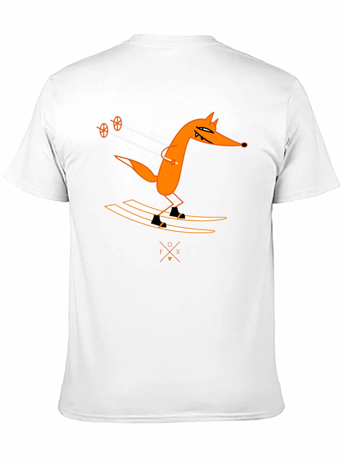 Skiing Fox Graphic Tee