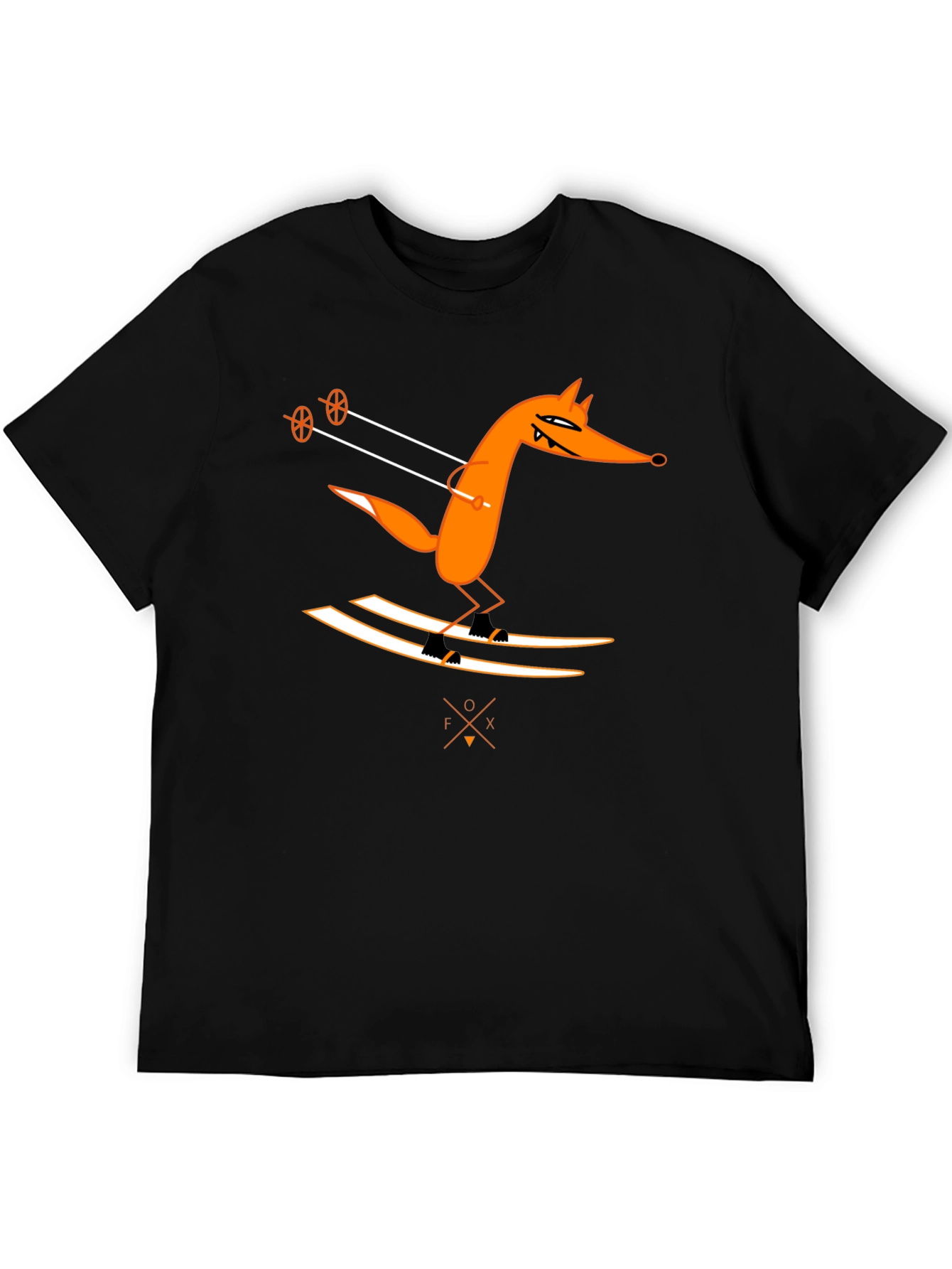 Skiing Fox Graphic Tee