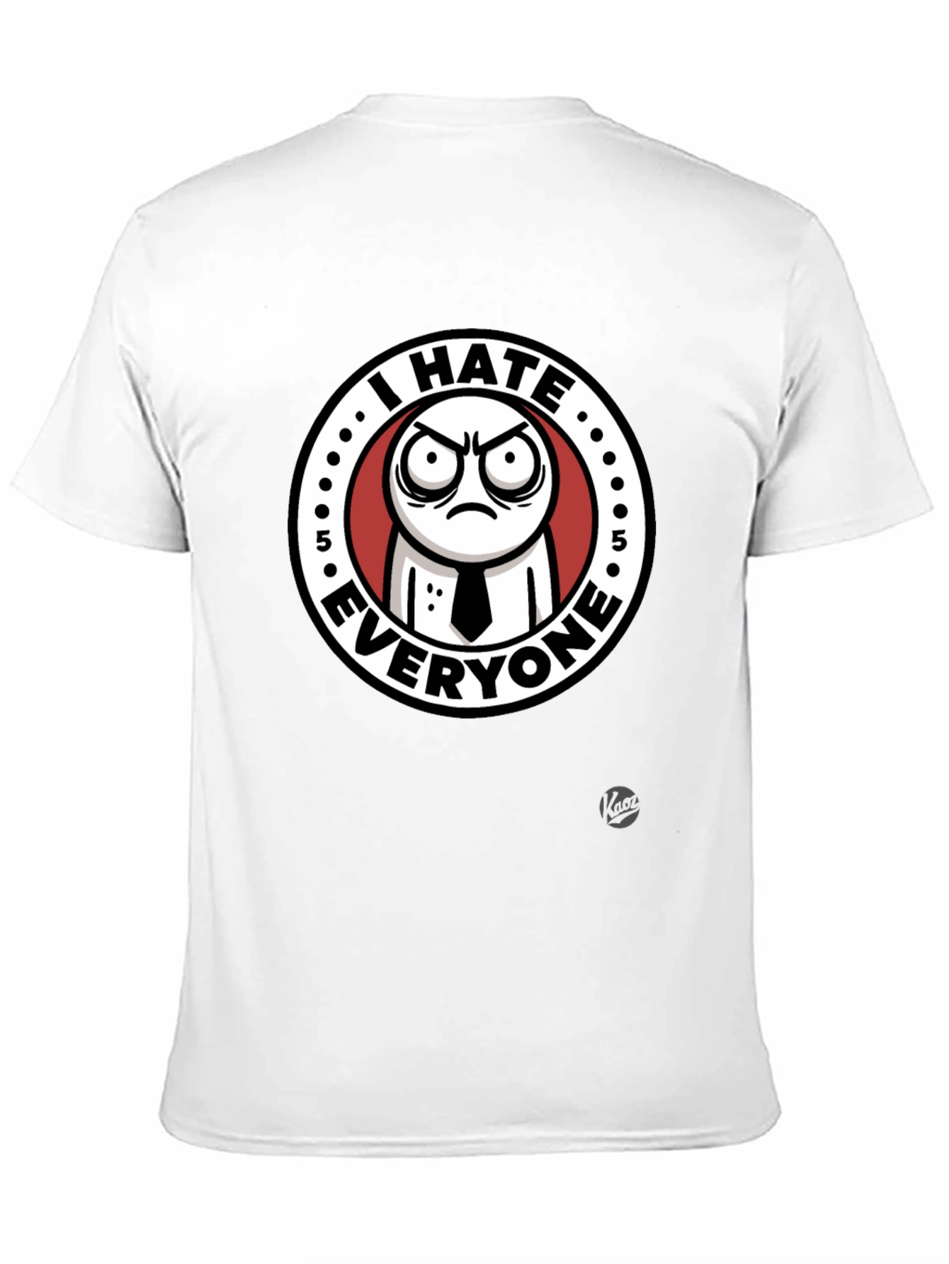 I Hate Everyone Graphic T-Shirt - Black Cotton Tee