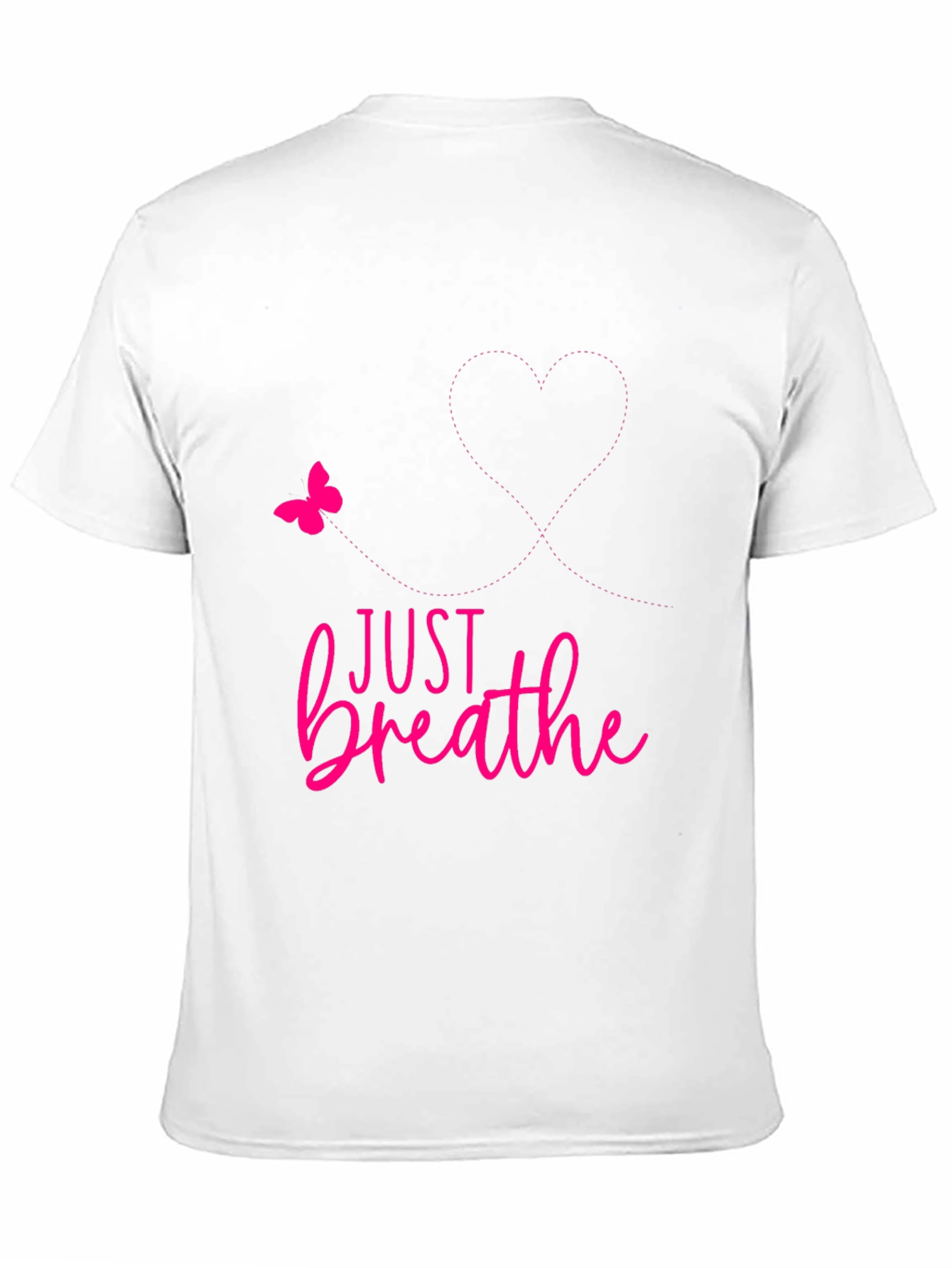 Just Breathe Graphic Tee - Positive Reminder Shirt