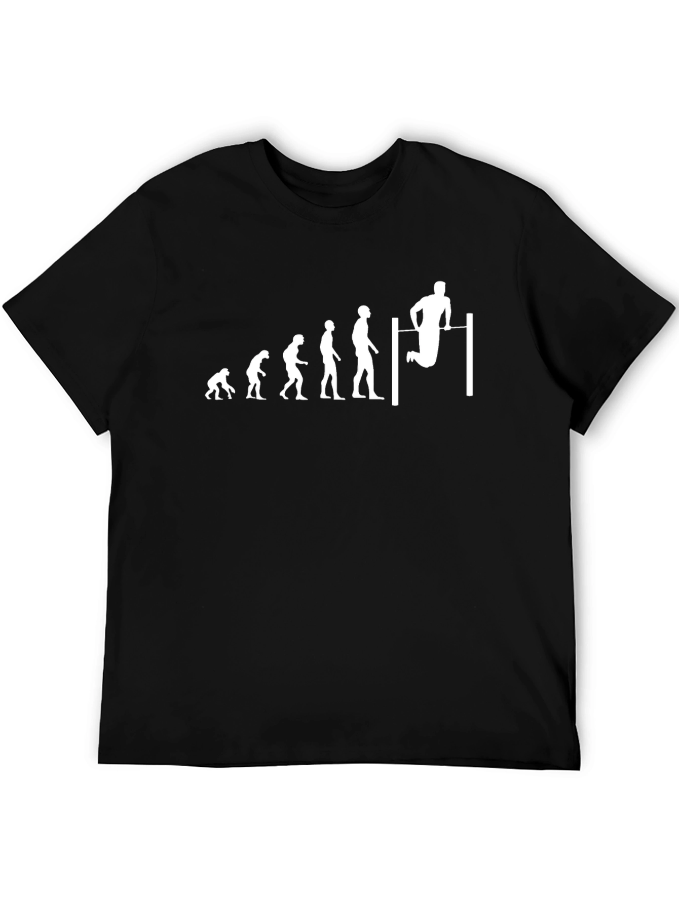 Evolution of Pull-Up Black T-Shirt