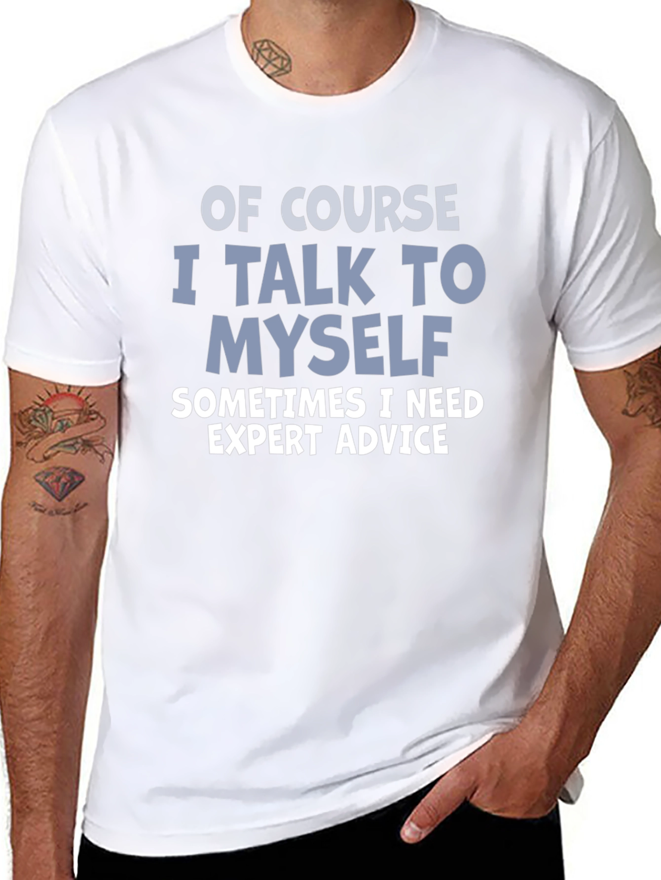 Expert Advice Black Graphic Tee