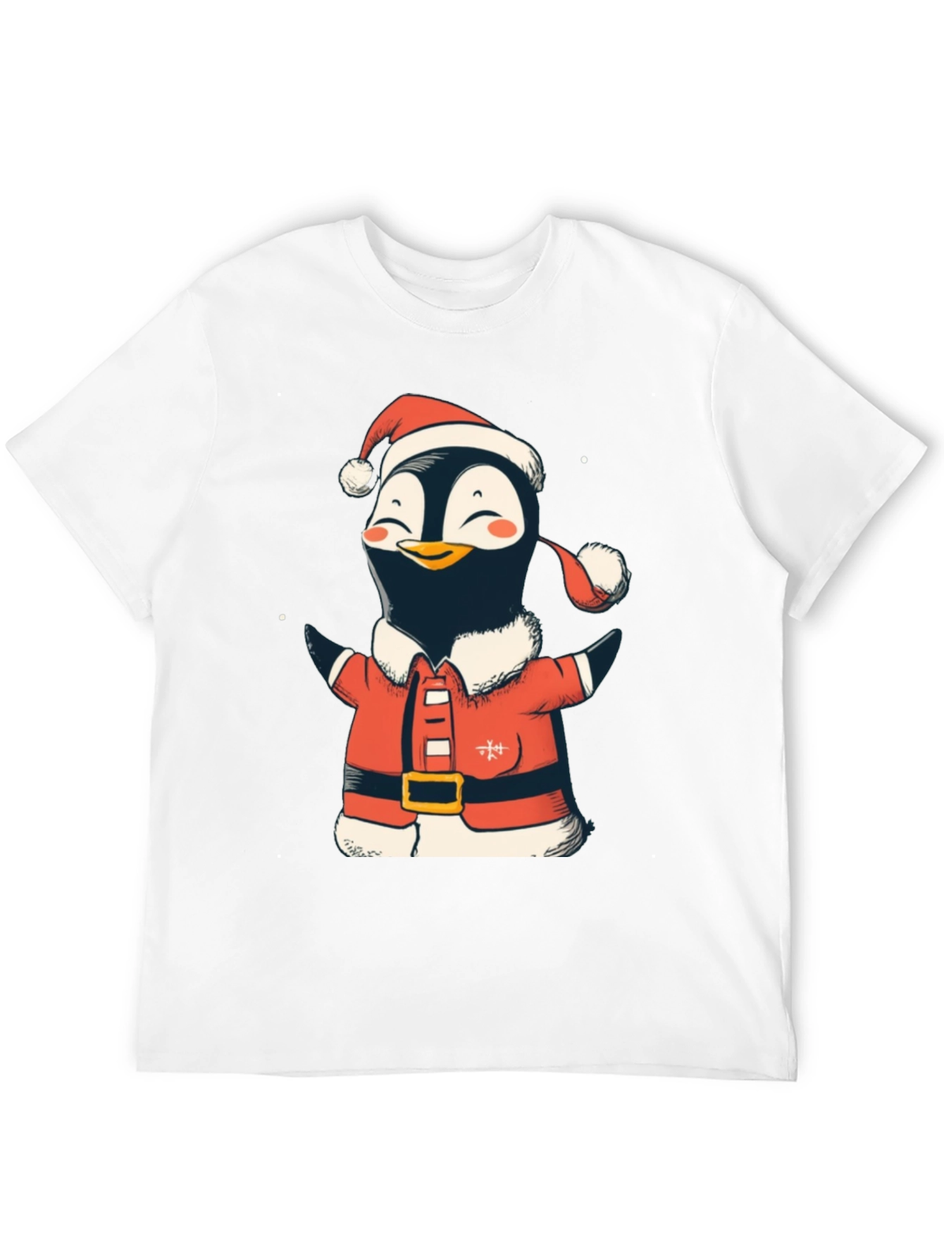 Festive Penguin Santa Shirt
