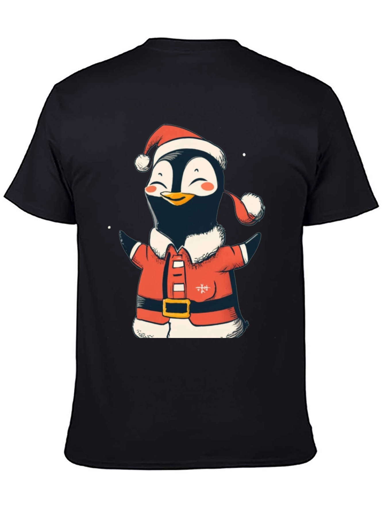 Festive Penguin Santa Shirt