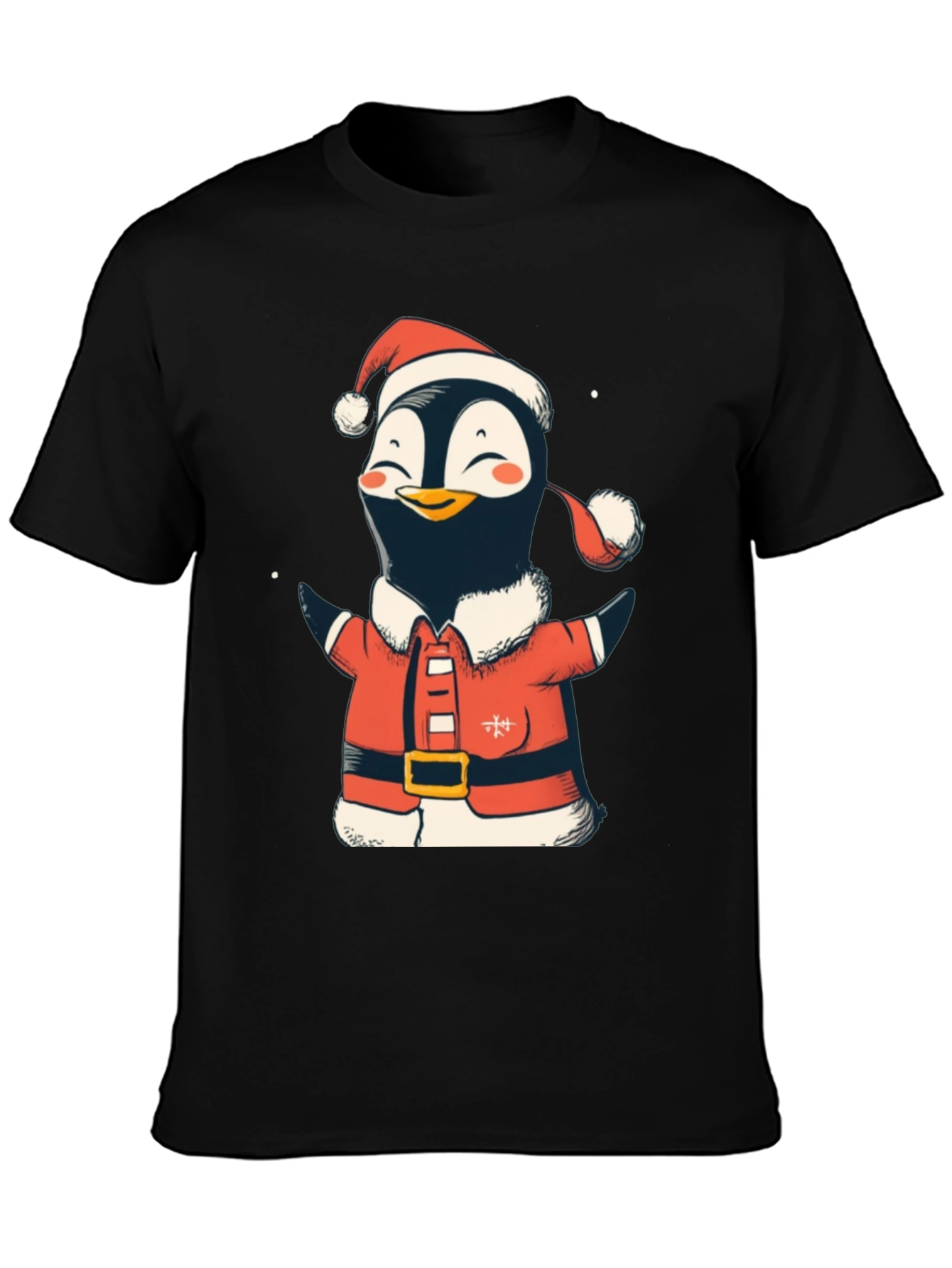 Festive Penguin Santa Shirt