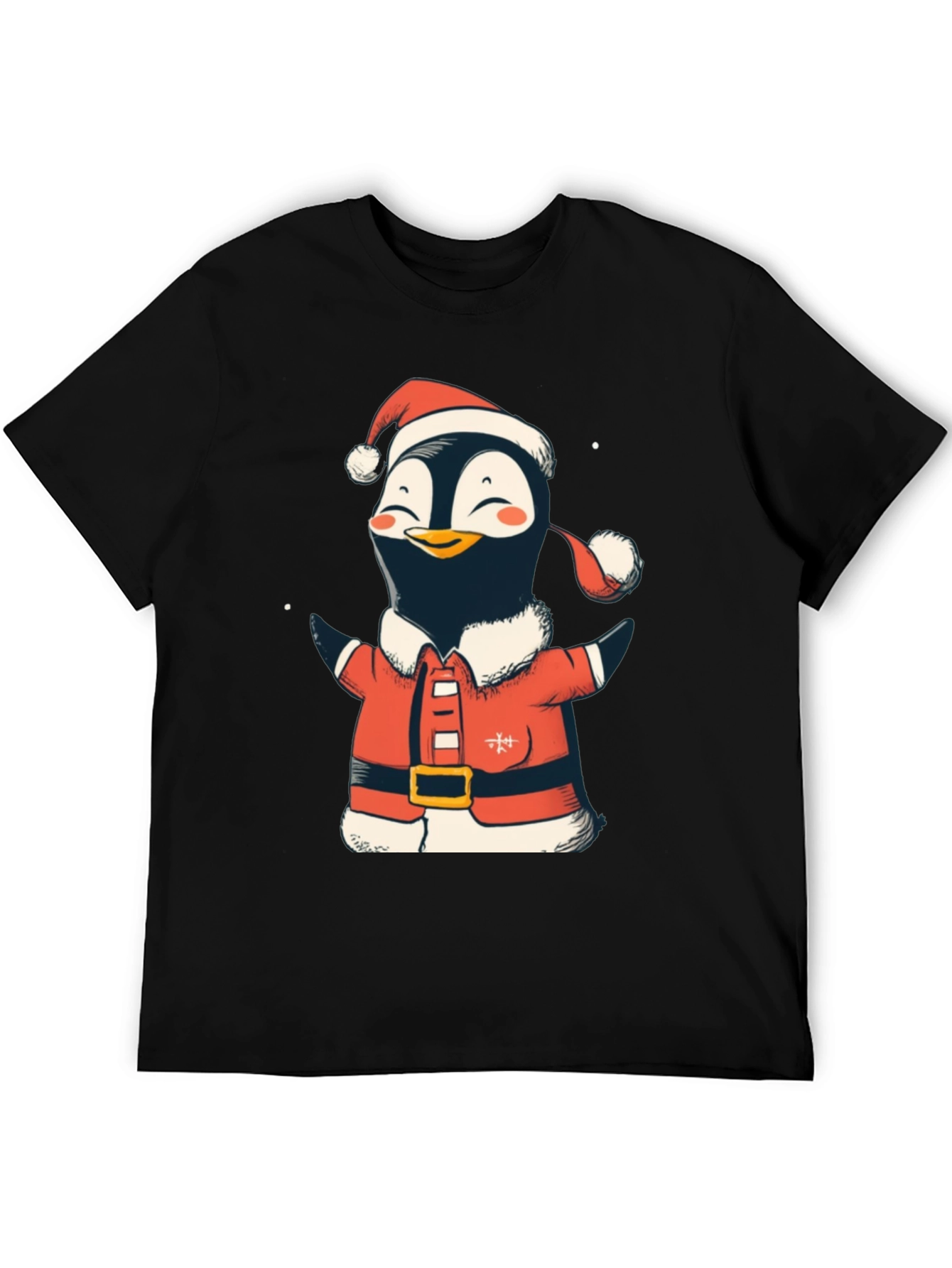 Festive Penguin Santa Shirt