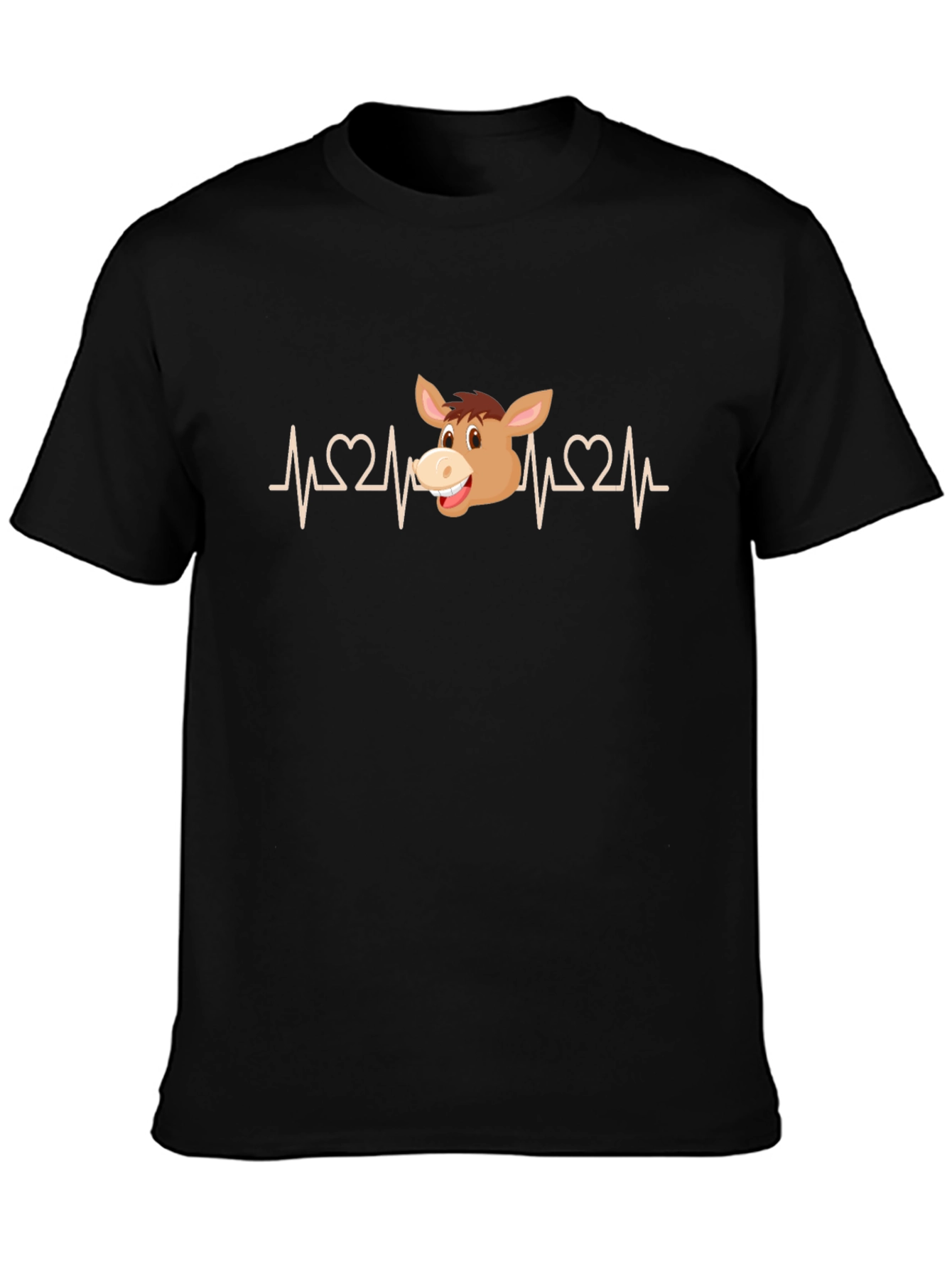 Donkey Heartbeat T-Shirt - Funny Animal Tee