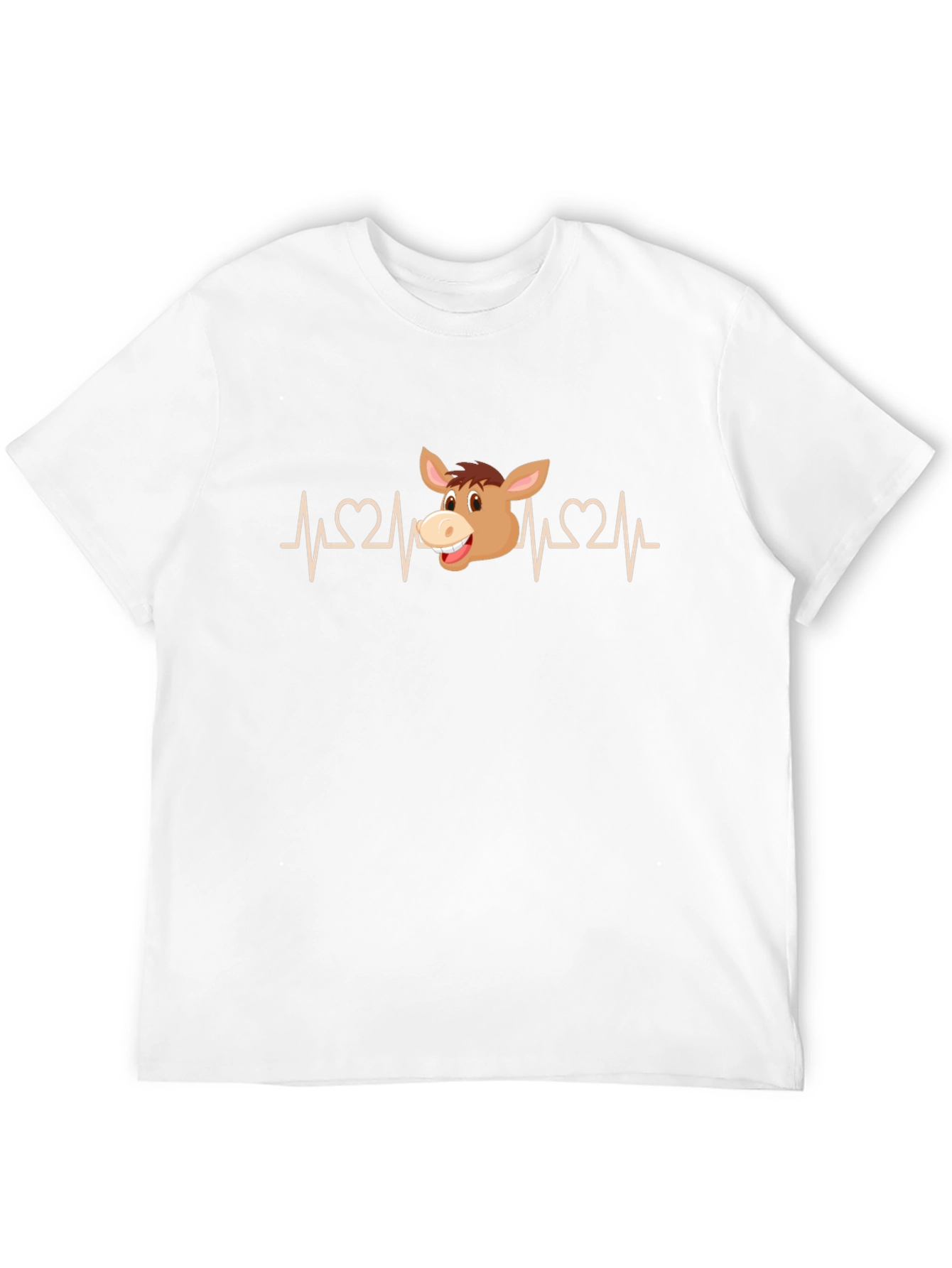 Donkey Heartbeat T-Shirt - Funny Animal Tee