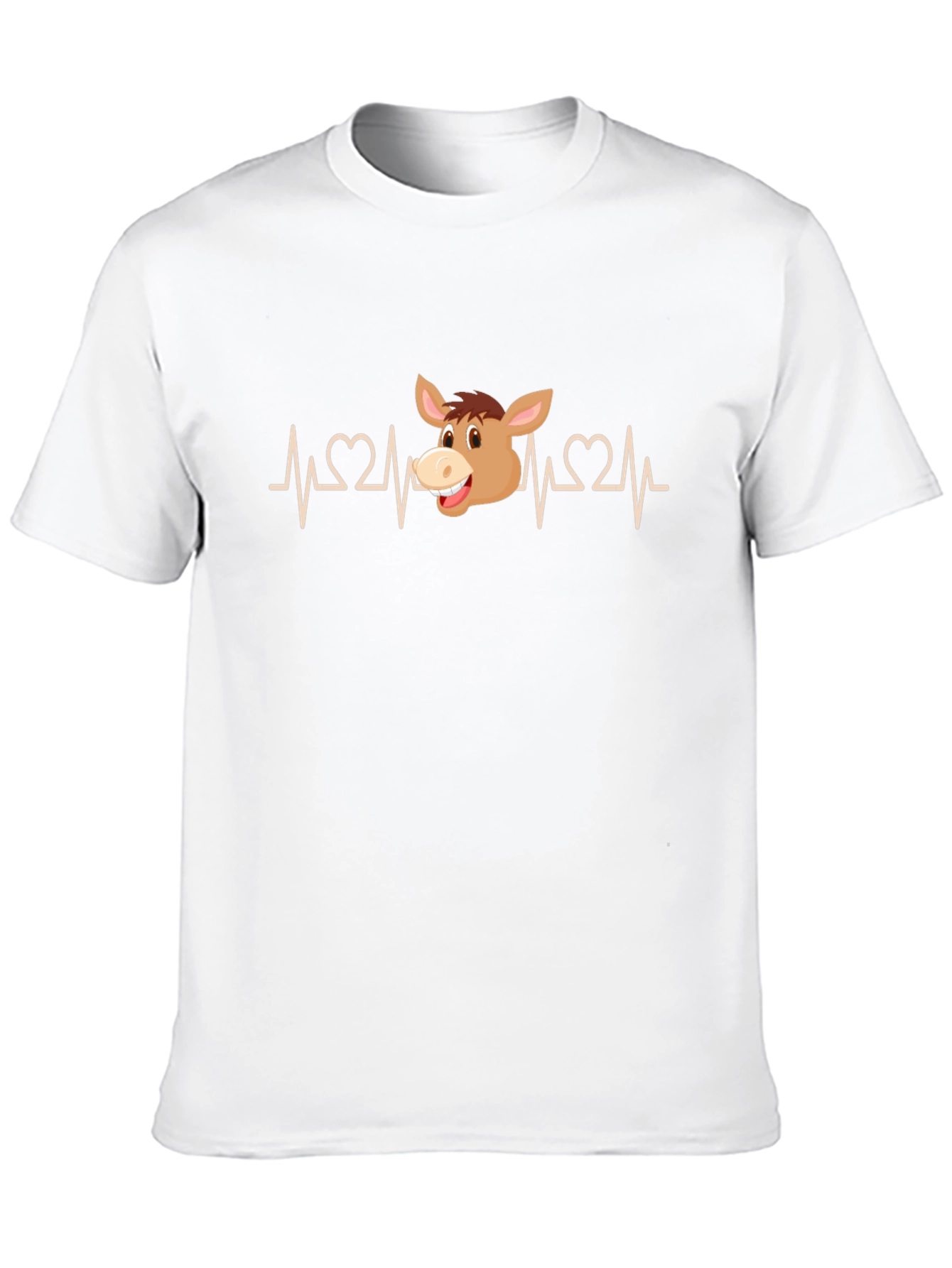 Donkey Heartbeat T-Shirt - Funny Animal Tee