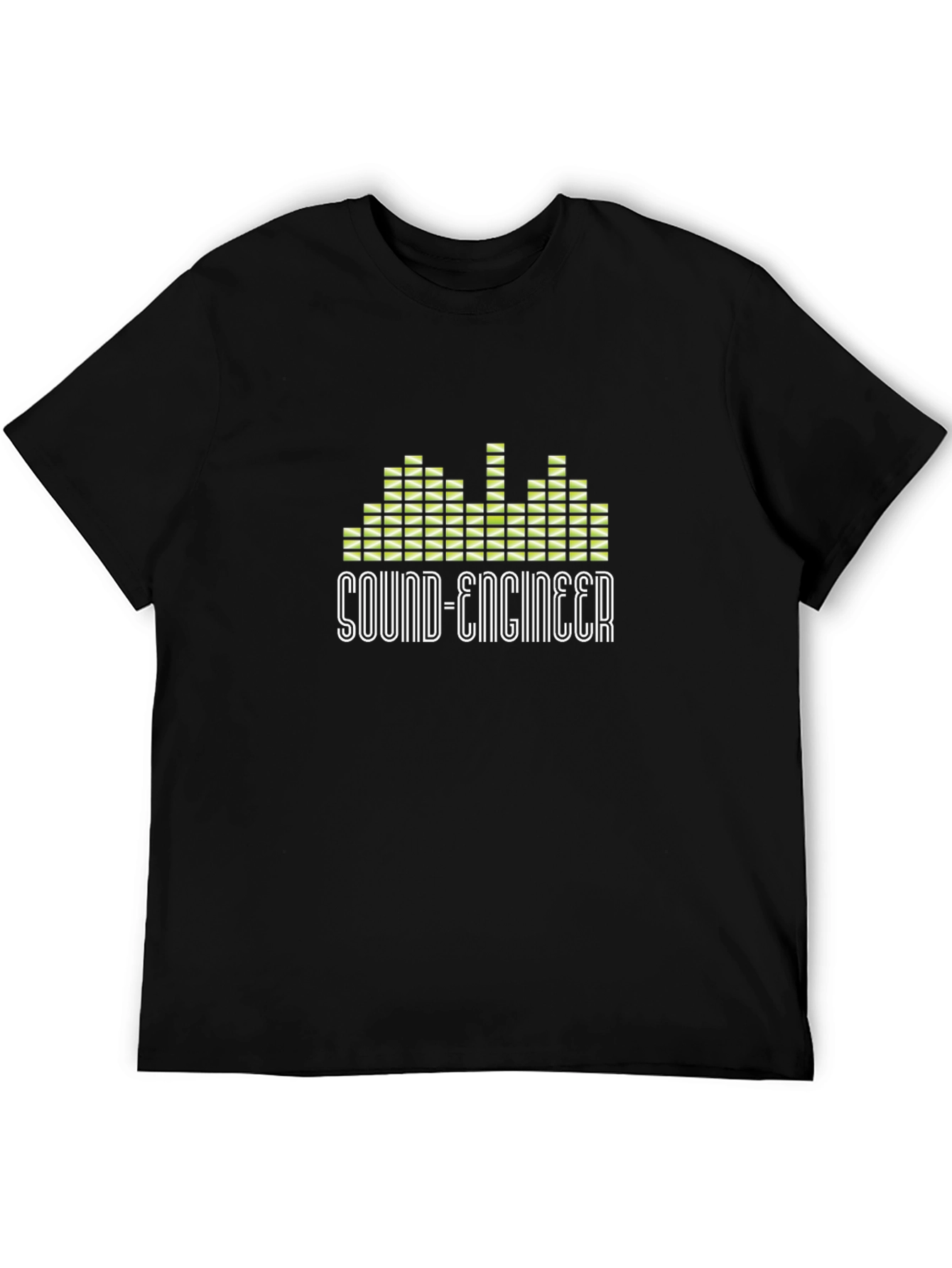 Sound Engineer Graphic Black T-Shirt