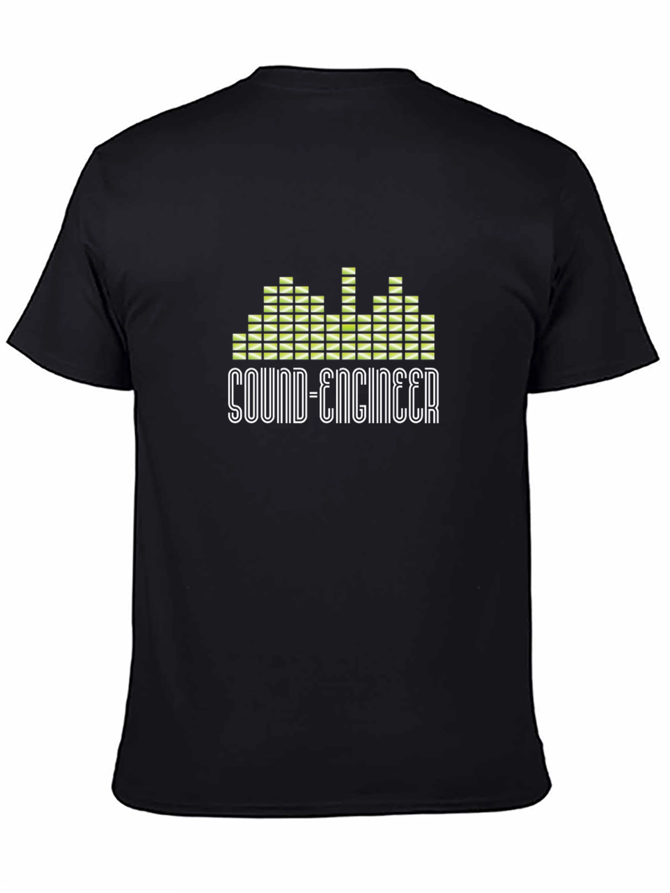 Sound Engineer Graphic Black T-Shirt