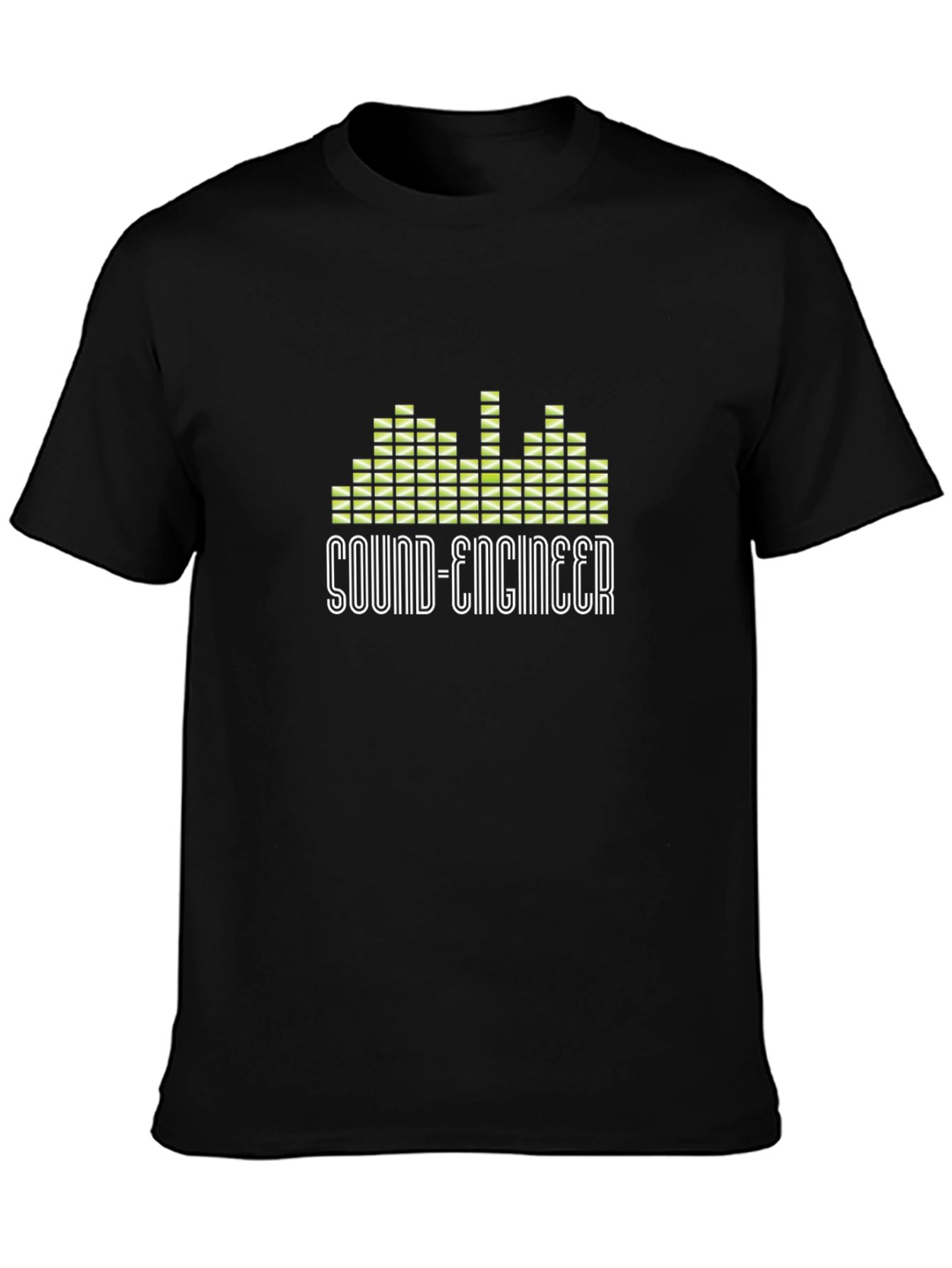 Sound Engineer Graphic Black T-Shirt