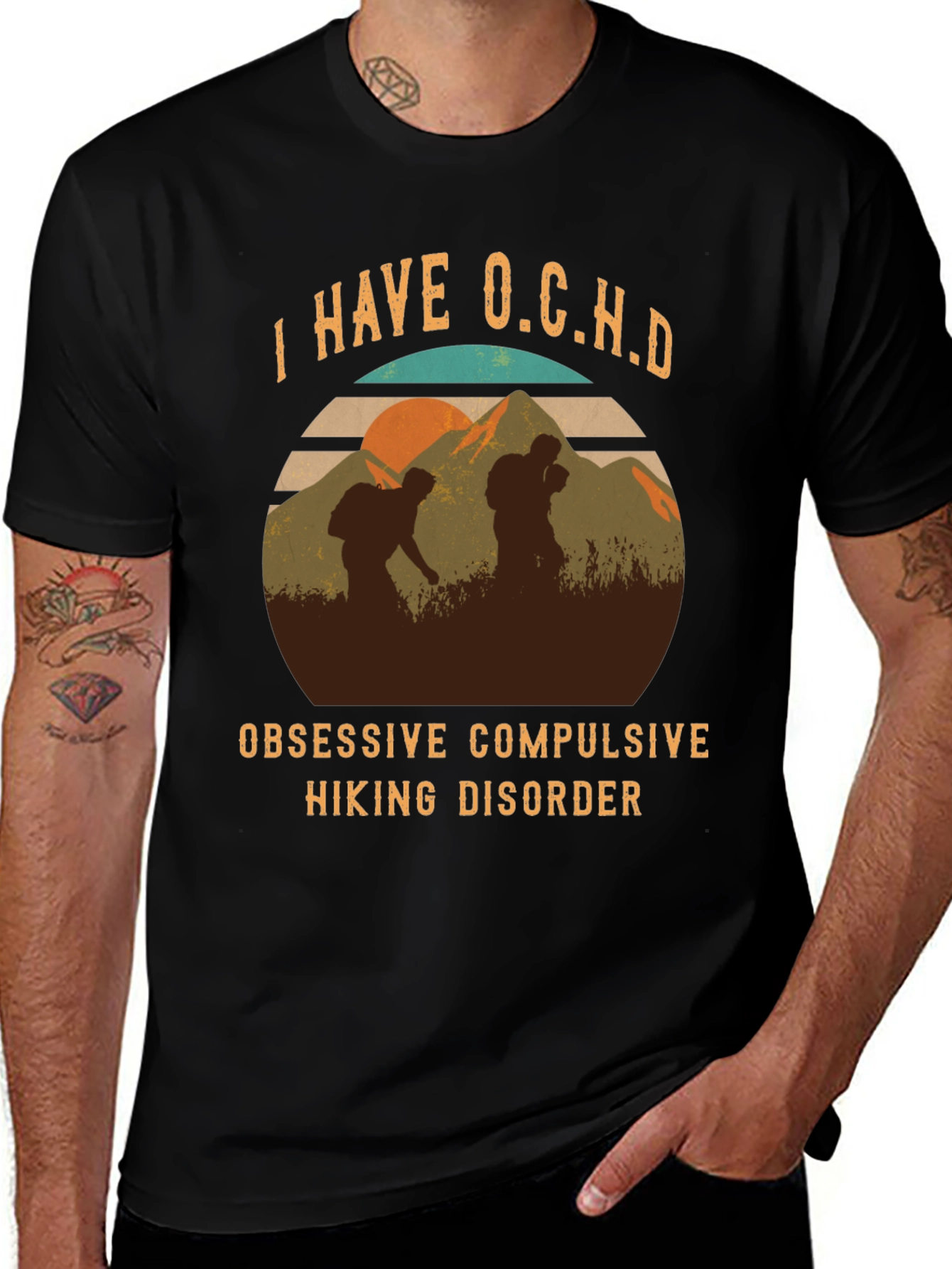 Hiking Disorder Graphic T-Shirt