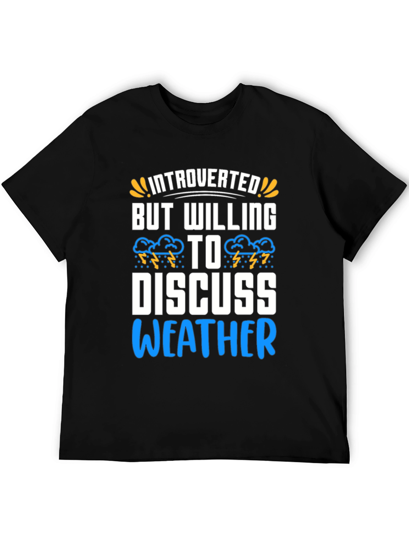 Introverted Weather Enthusiast Graphic Tee