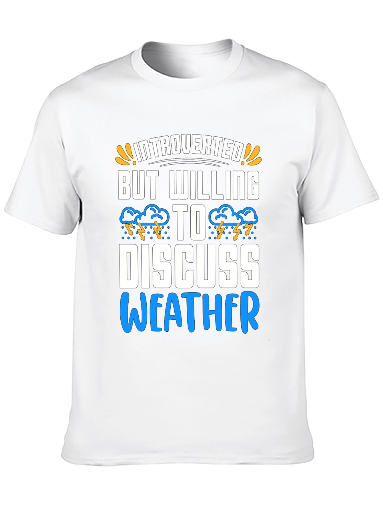 Introverted Weather Enthusiast Graphic Tee