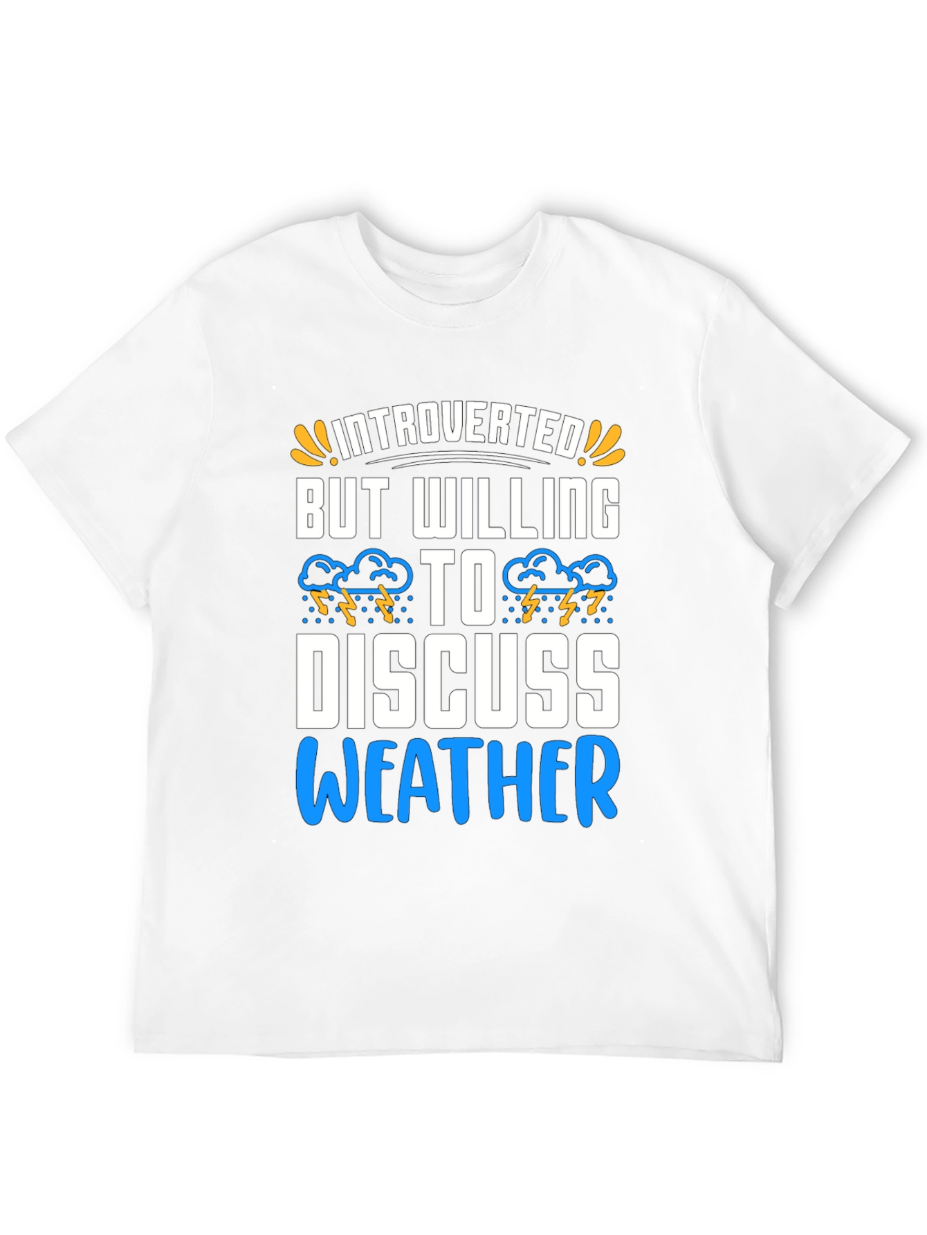 Introverted Weather Enthusiast Graphic Tee