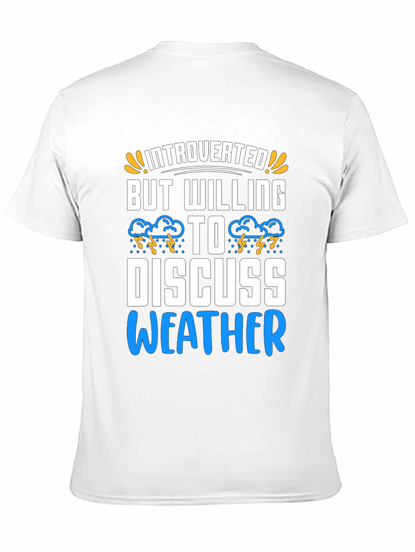 Introverted Weather Enthusiast Graphic Tee