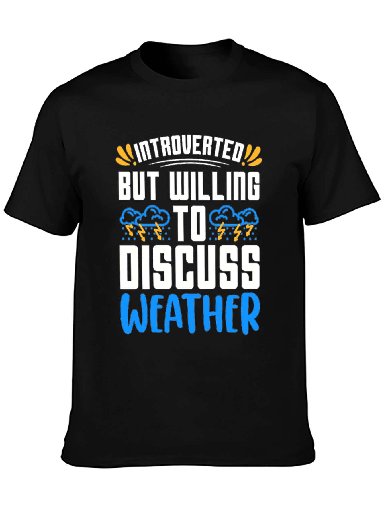 Introverted Weather Enthusiast Graphic Tee