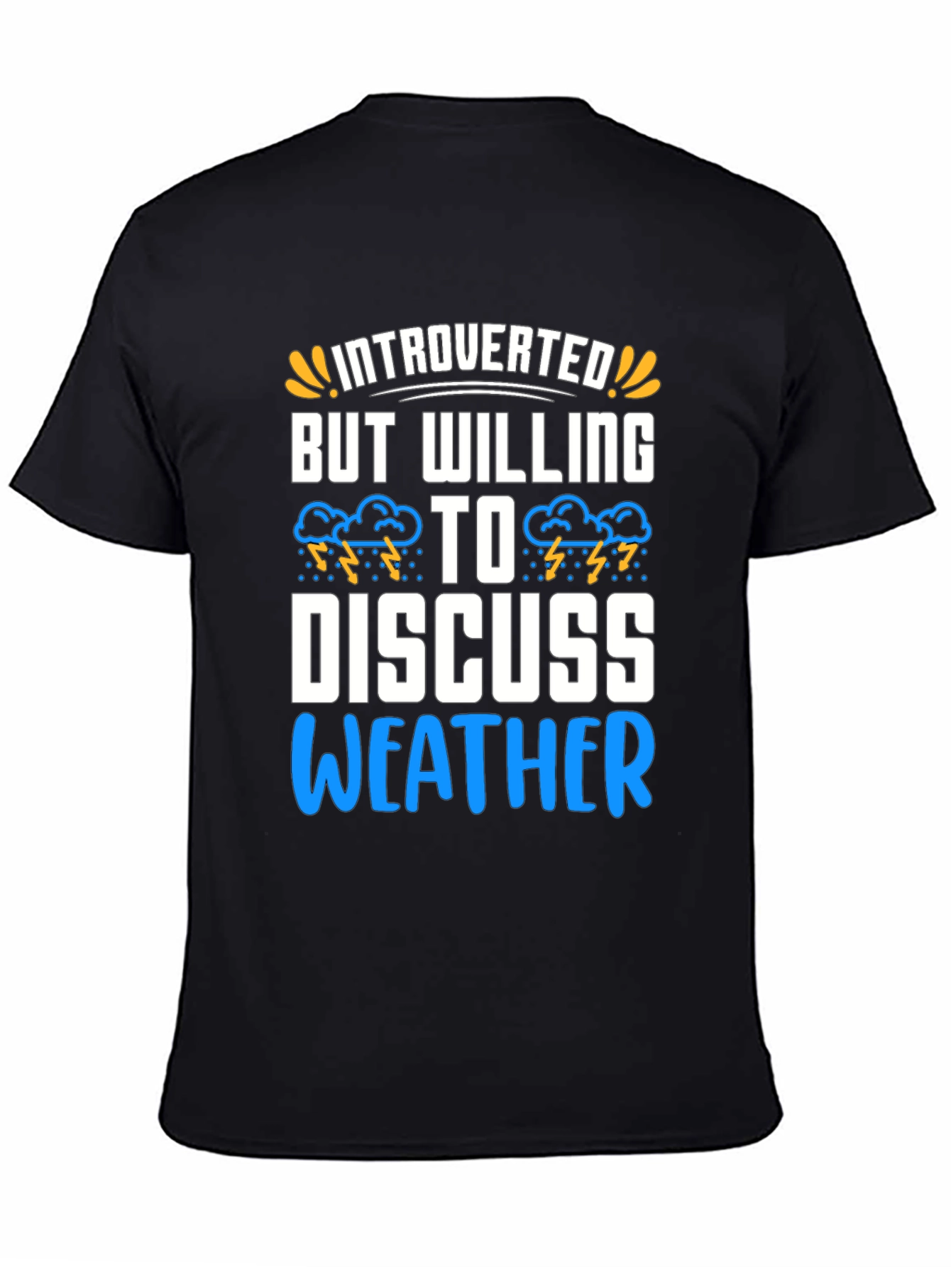 Introverted Weather Enthusiast Graphic Tee