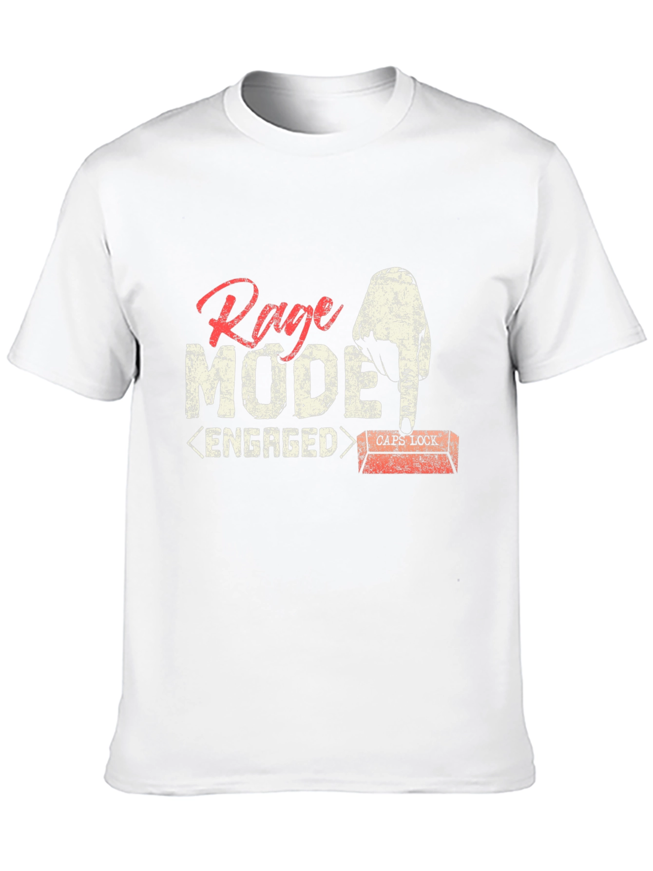 Rage Mode Engaged Graphic Tee - Novelty Gamer Shirt