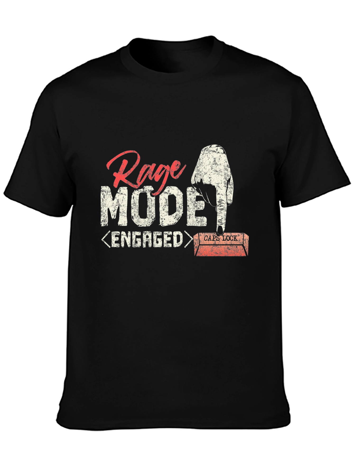 Rage Mode Engaged Graphic Tee - Novelty Gamer Shirt