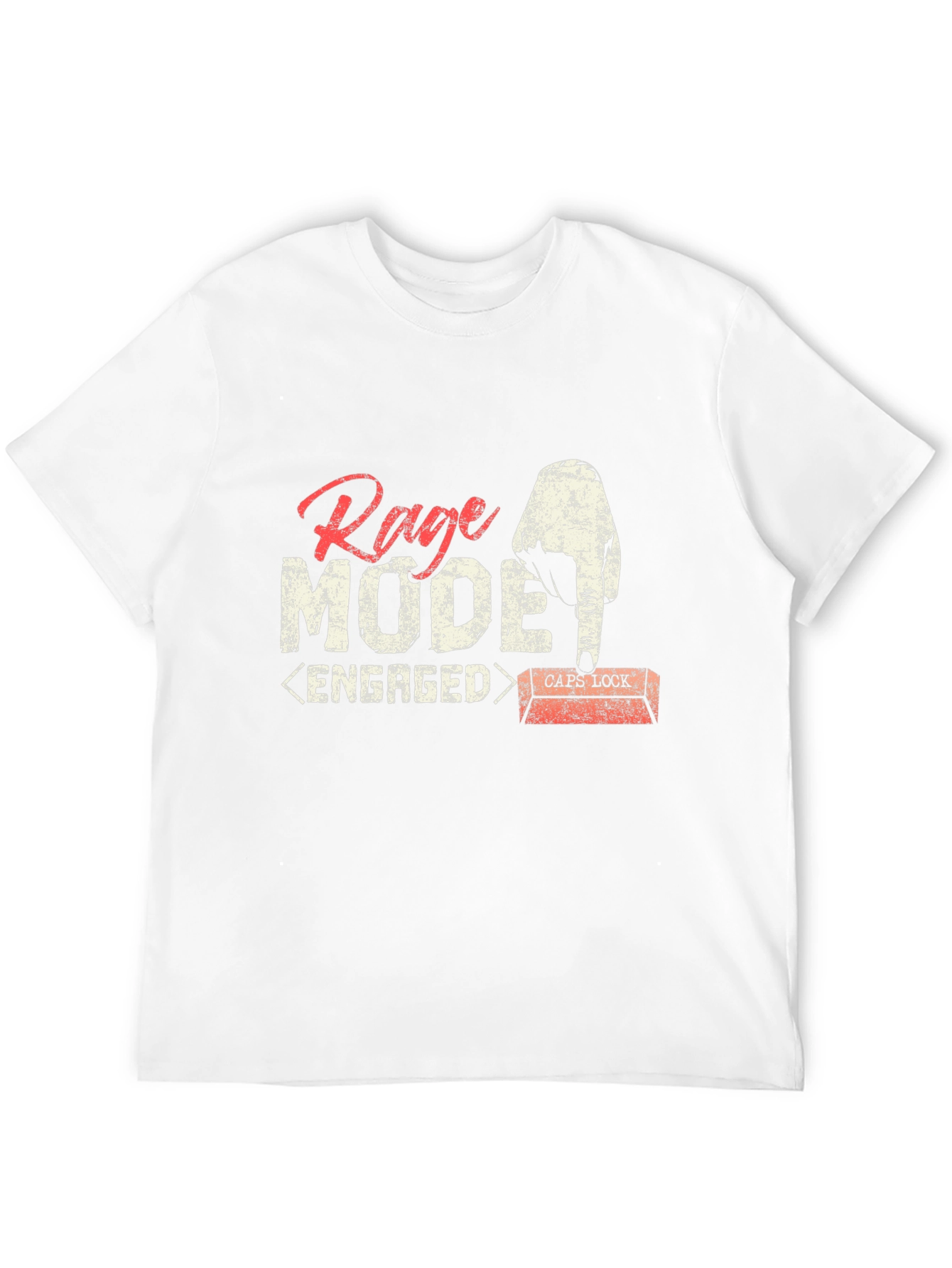 Rage Mode Engaged Graphic Tee - Novelty Gamer Shirt