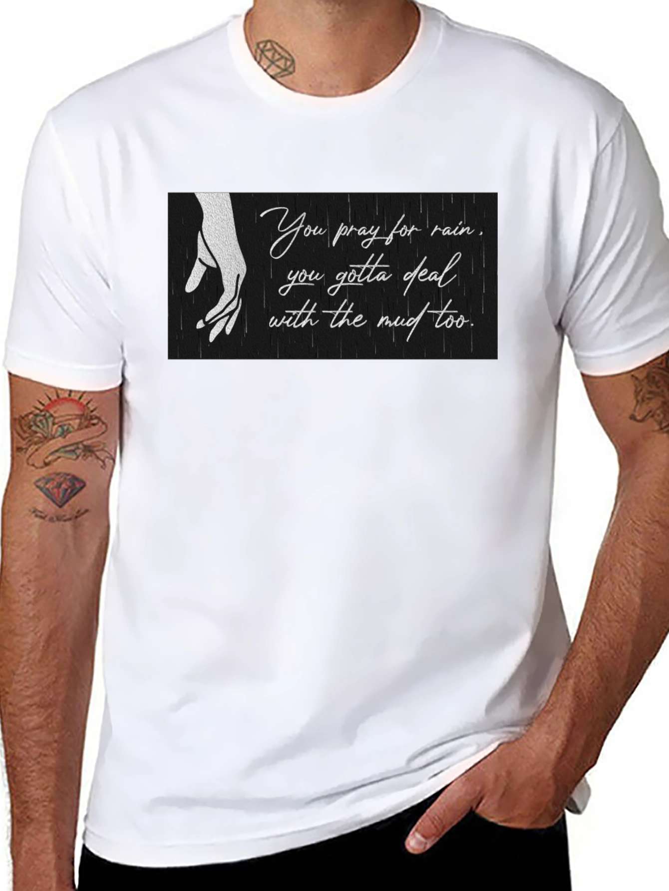 Pray for Rain Graphic Tee