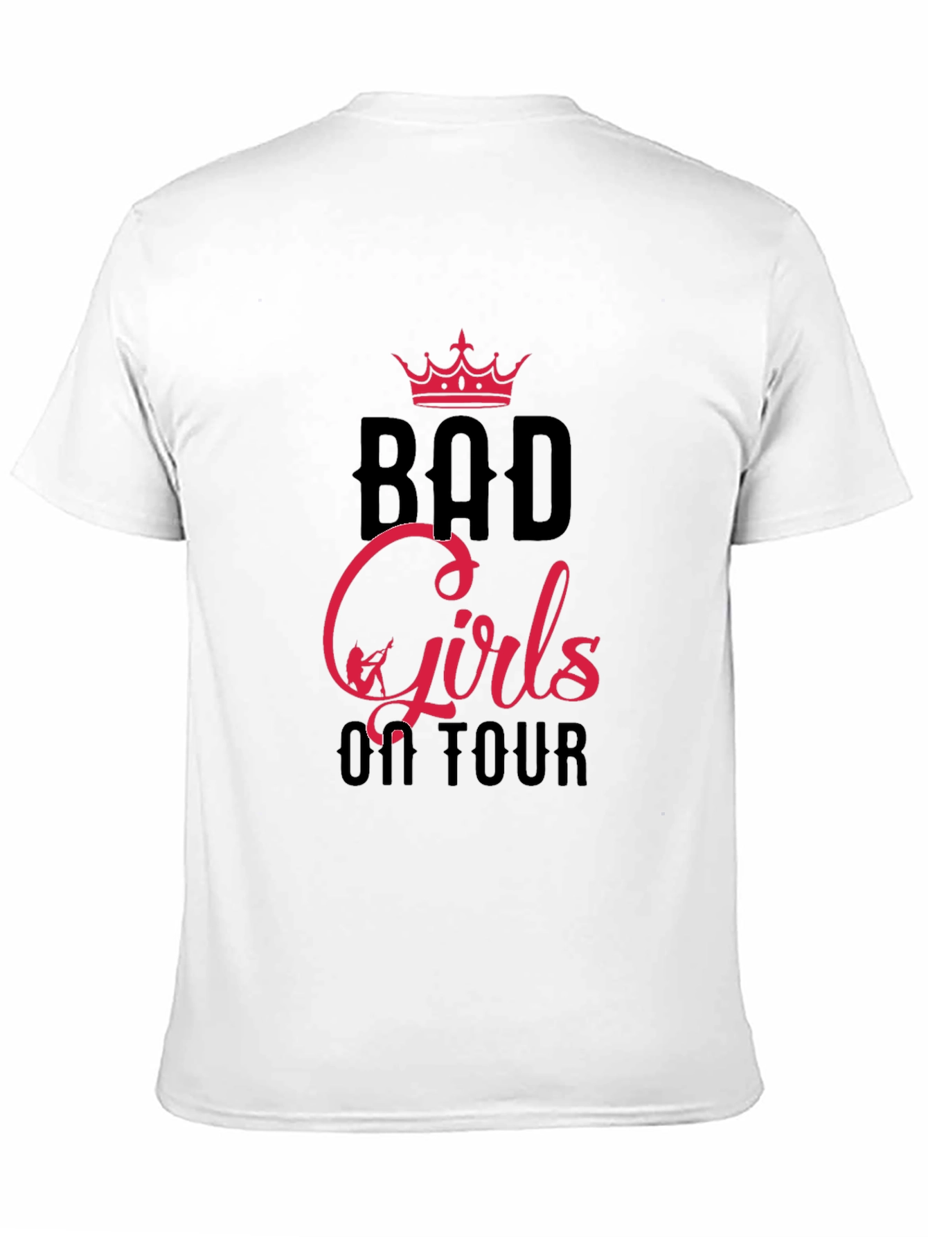 Bad Girls on Tour Black Graphic T-Shirt