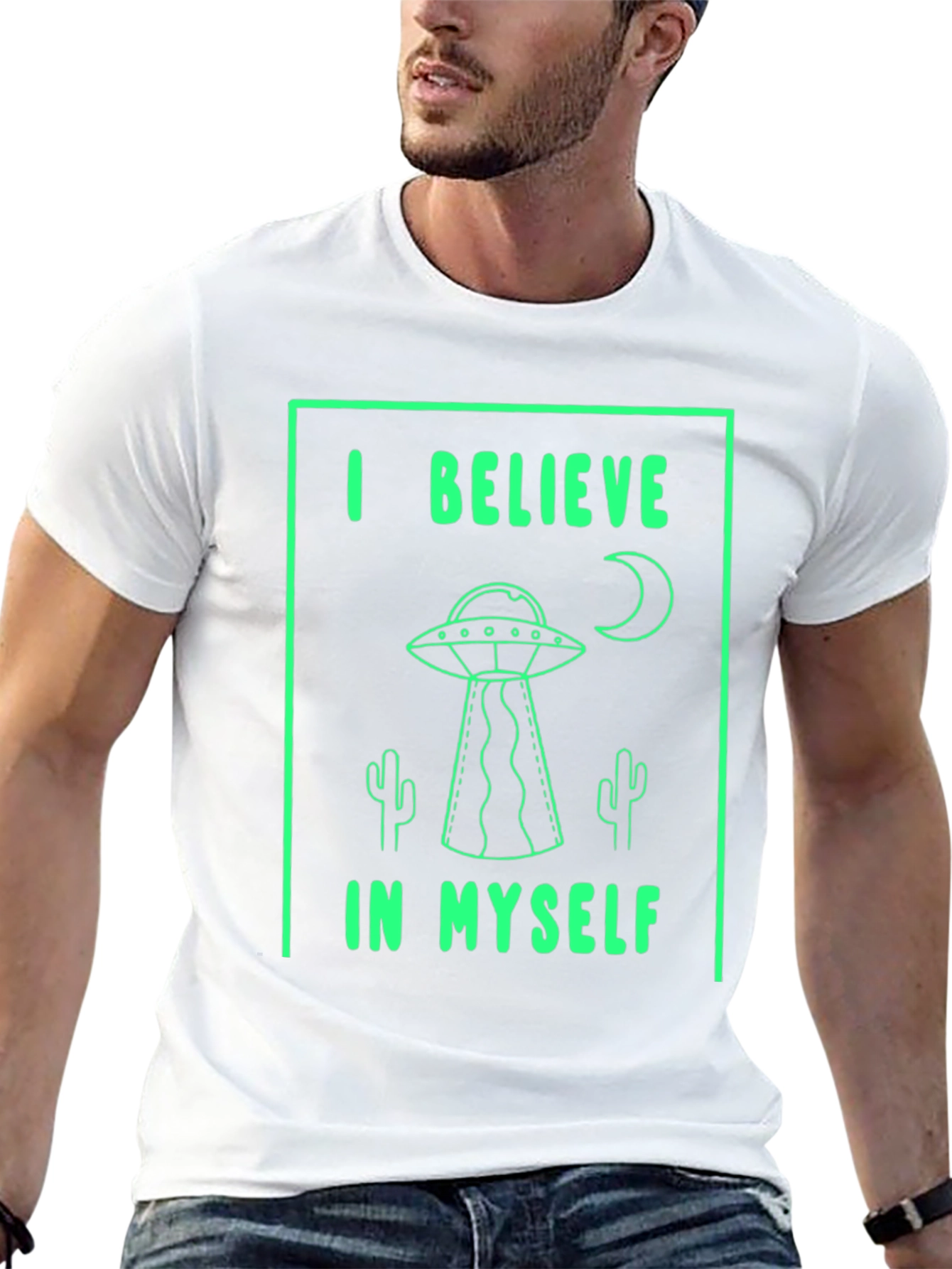 I Believe in Myself Alien T-Shirt