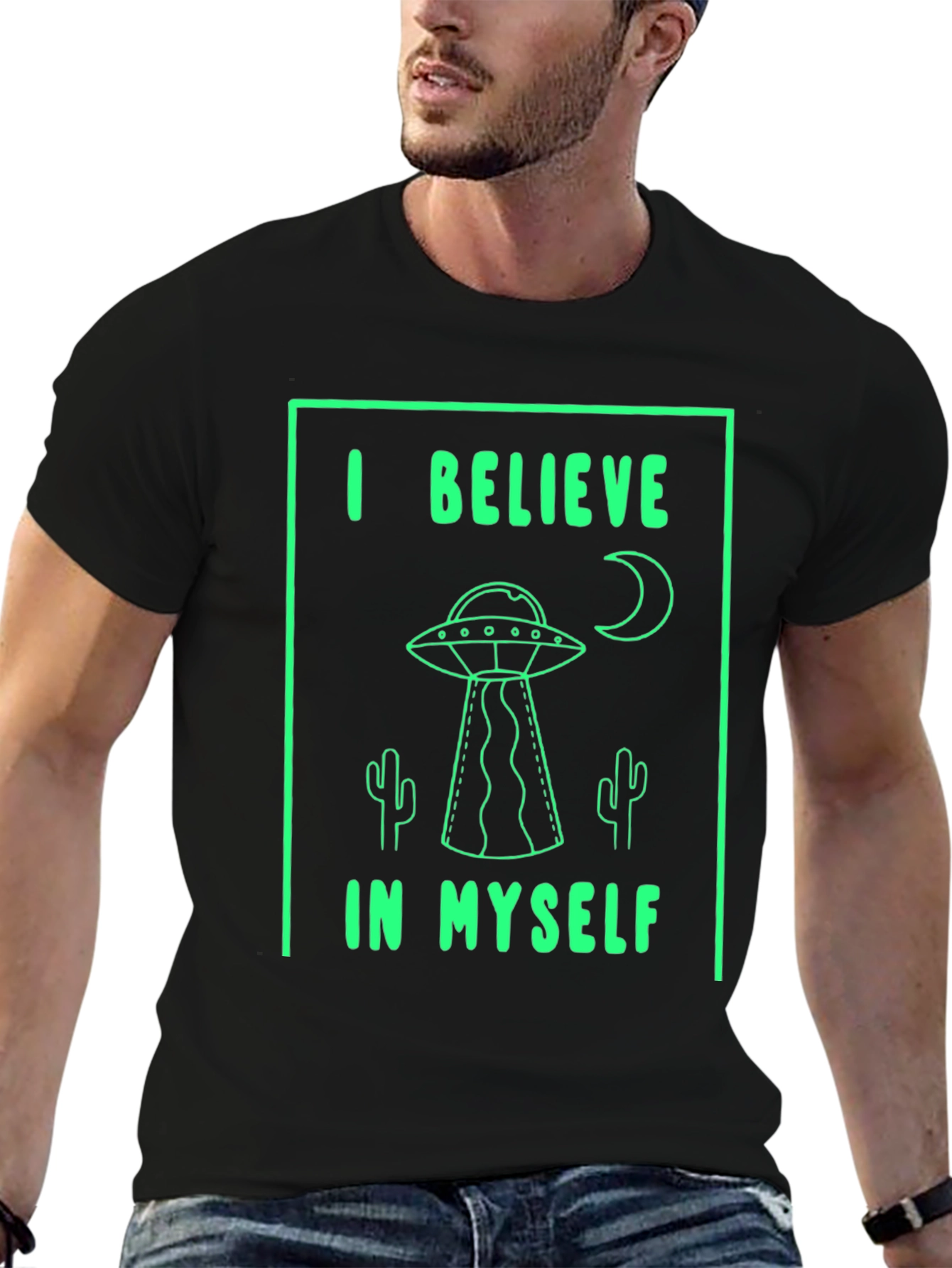 I Believe in Myself Alien T-Shirt