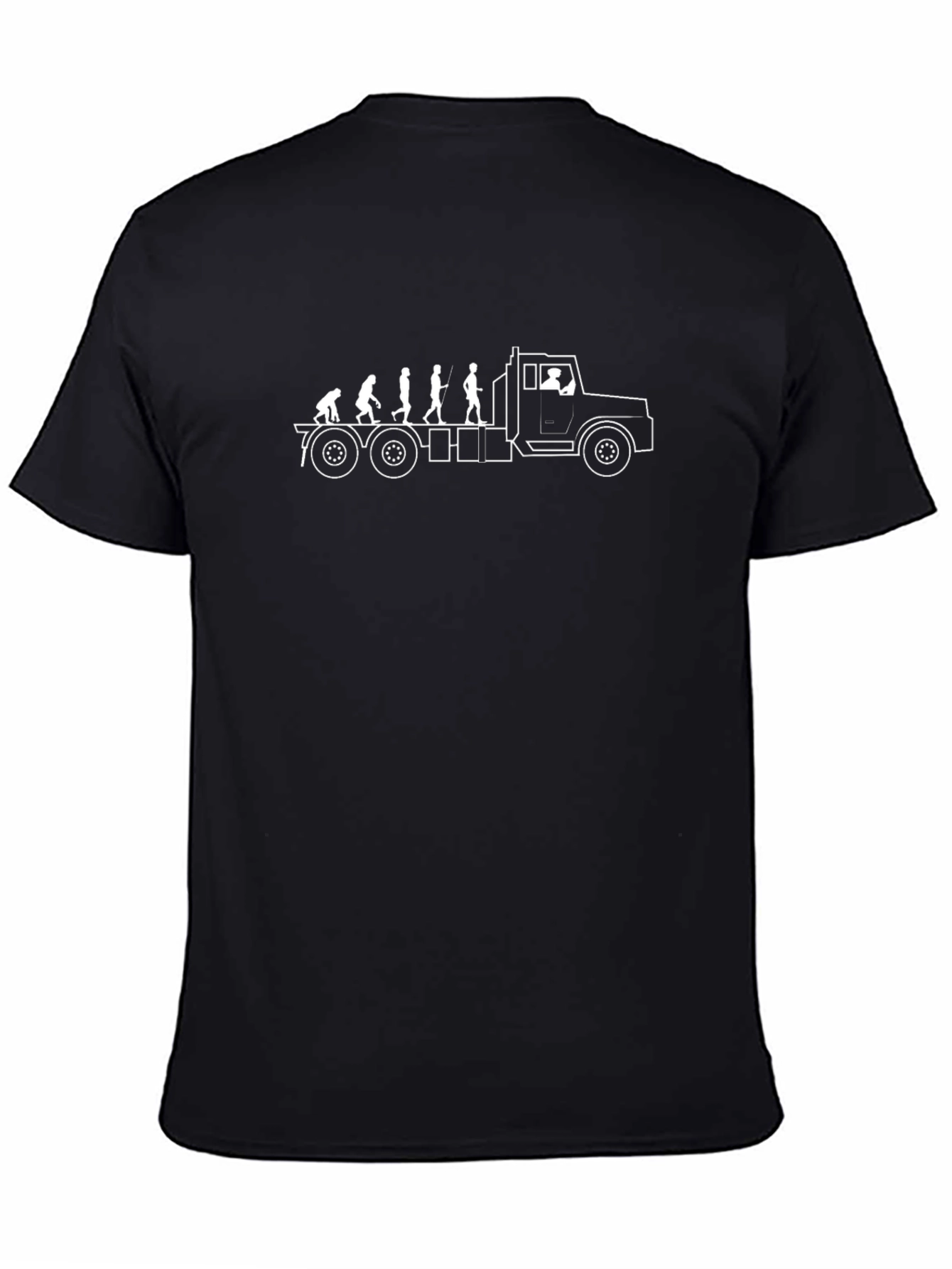 Evolution Trucker Tee - Funny Truck Driver T-Shirt