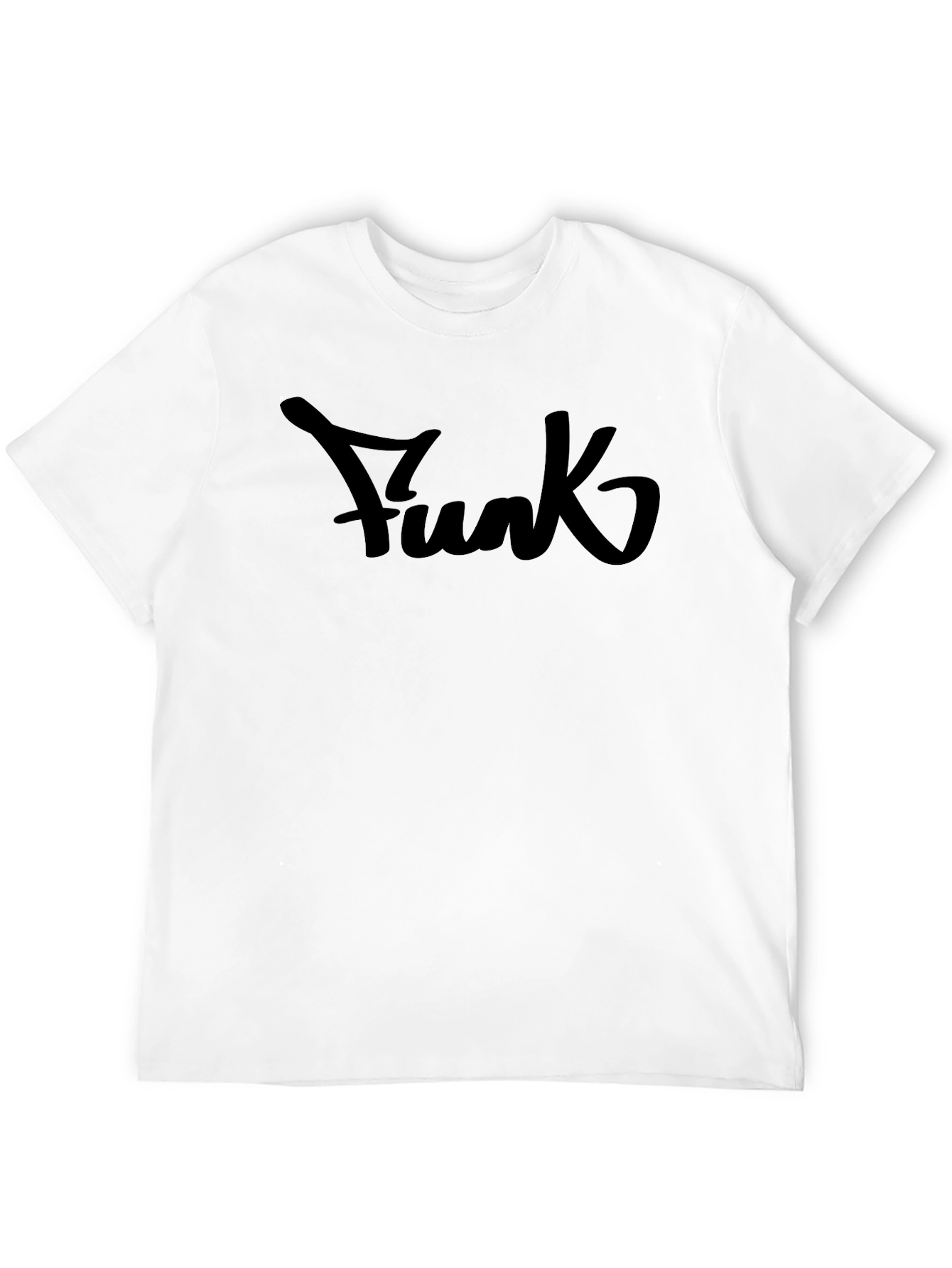 Black Funk T-Shirt - Stylish Mens Crew Neck Tee