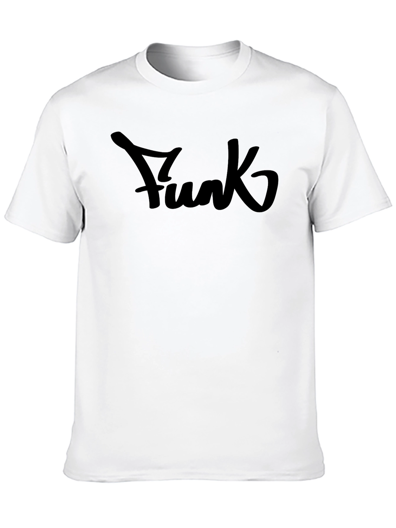 Black Funk T-Shirt - Stylish Mens Crew Neck Tee