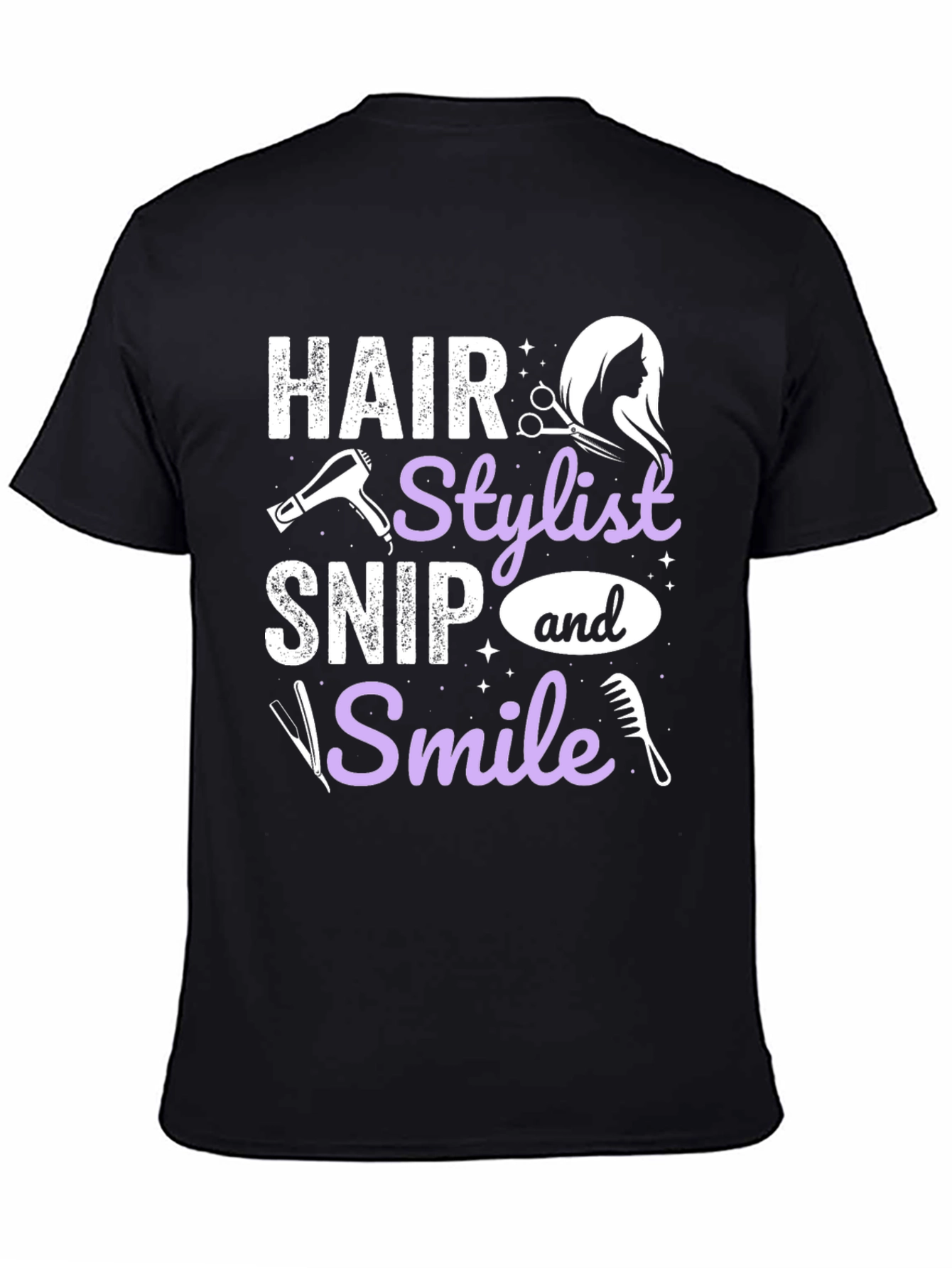 Hair Stylist Snip and Smile T-Shirt