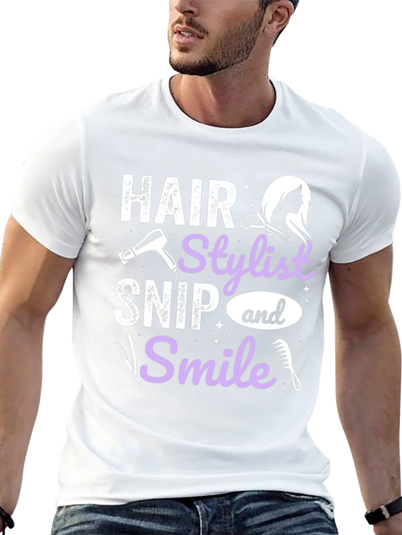 Hair Stylist Snip and Smile T-Shirt