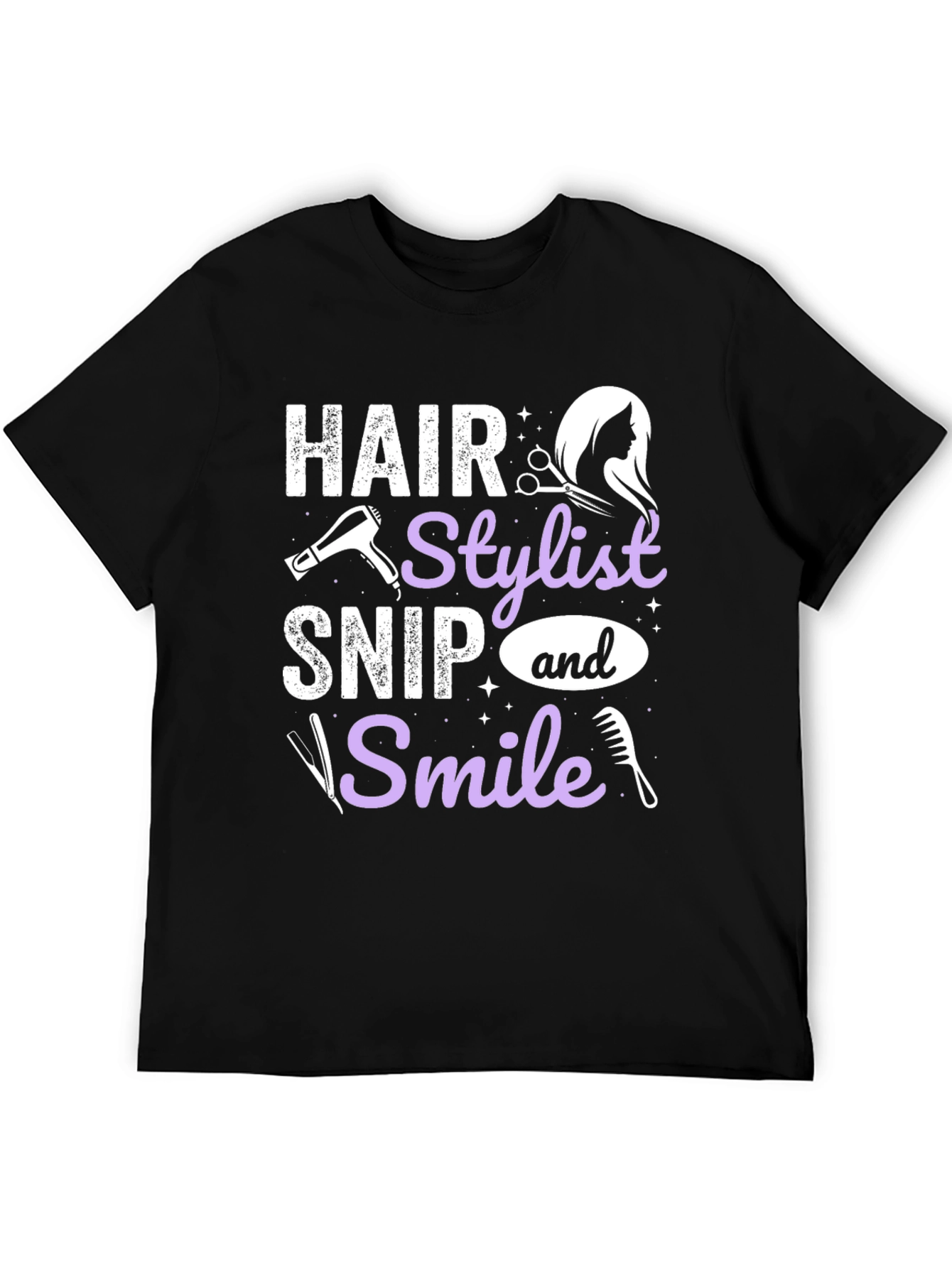 Hair Stylist Snip and Smile T-Shirt