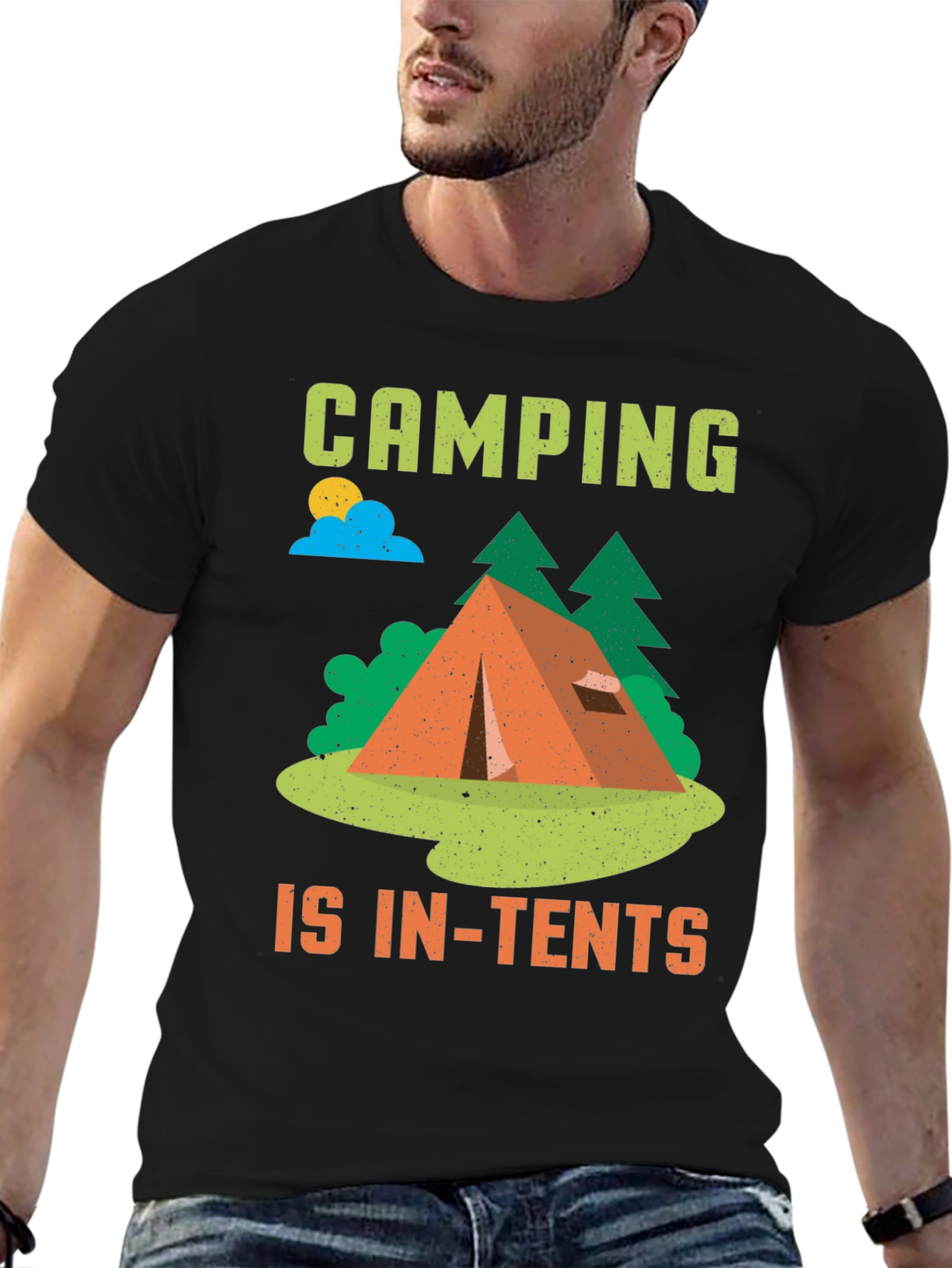 Camping Is In-Tents T-Shirt