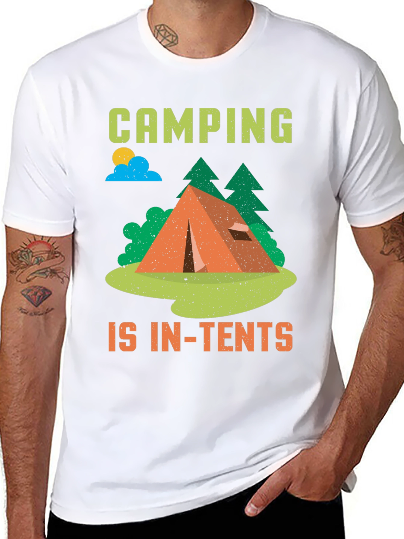 Camping Is In-Tents T-Shirt